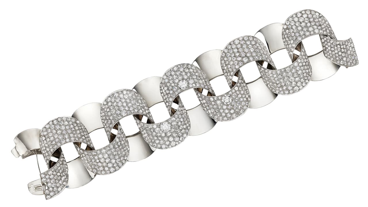 'Tube' Diamond Bracelet — tube-bracelet-1948