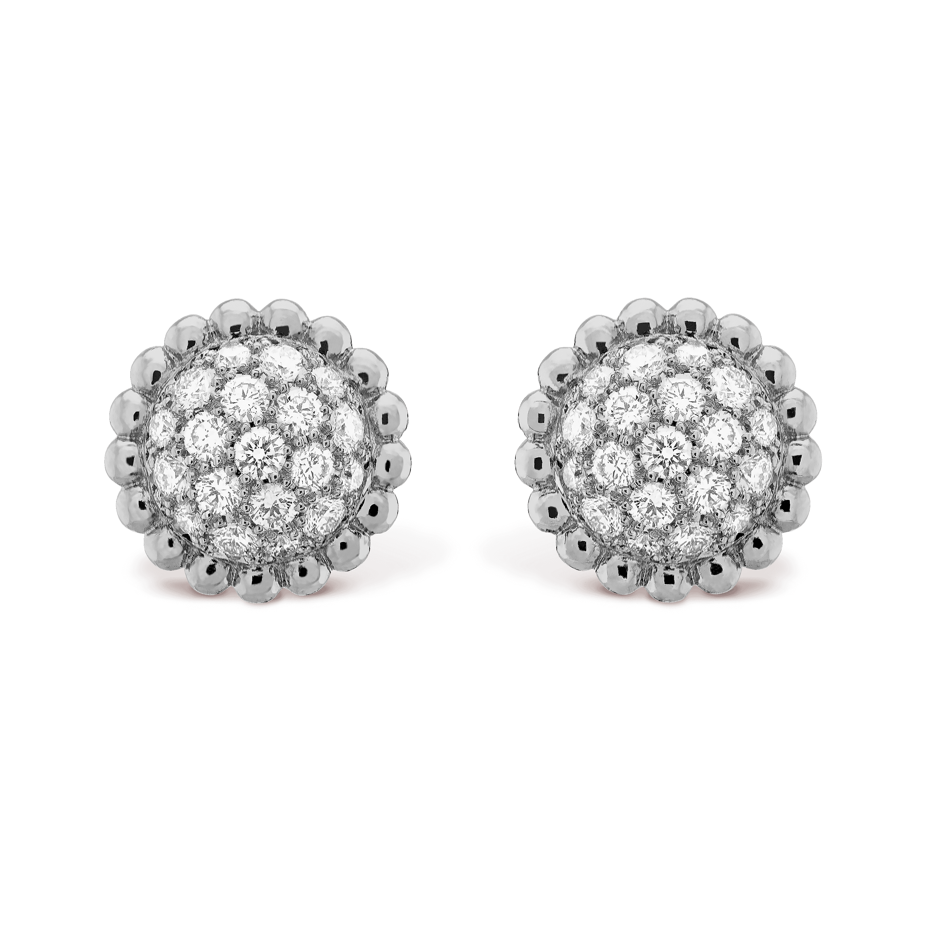Perlée diamonds earrings — diamond, white gold — VCARO9PF00