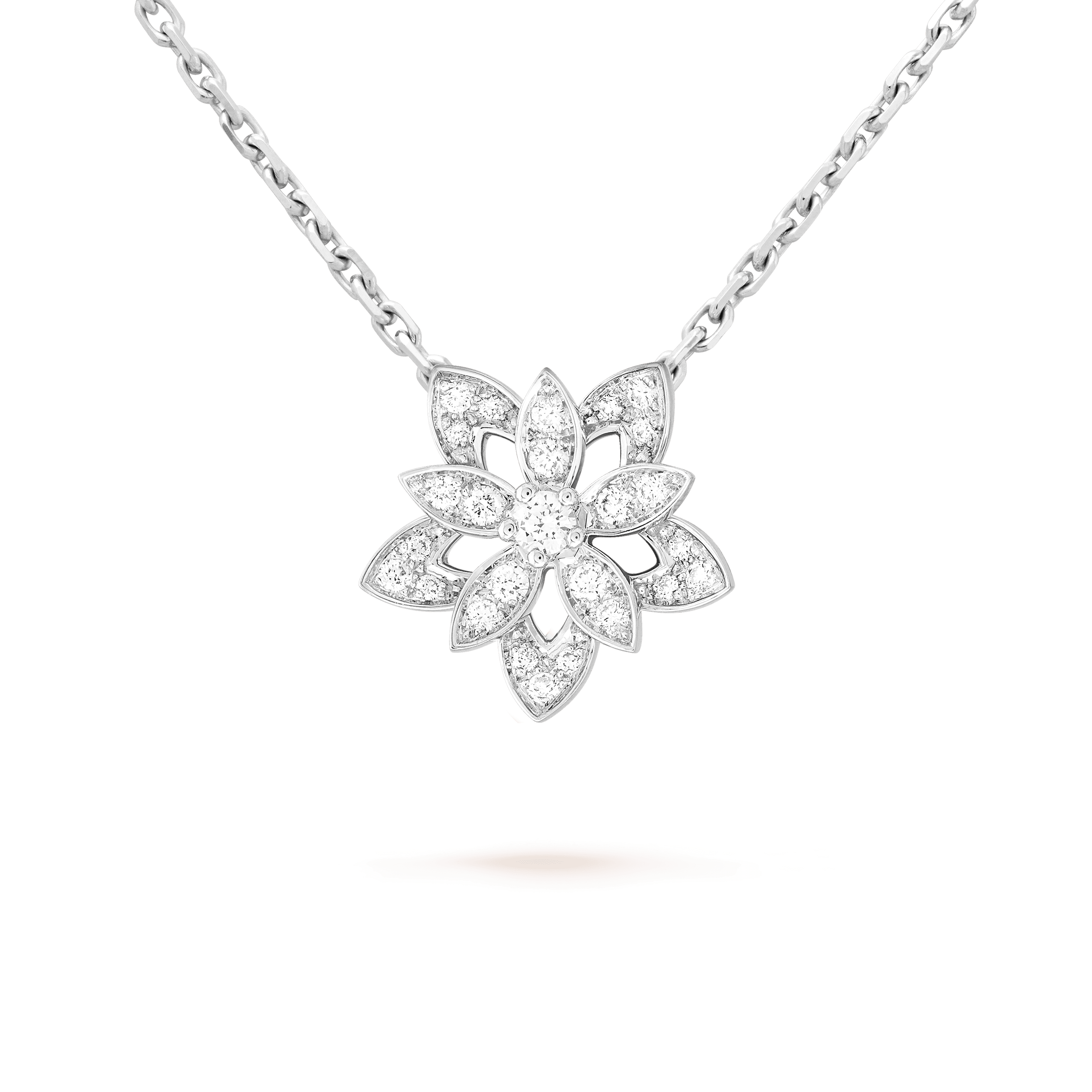 Lotus openwork pendant mini model — VCARP0ZW00