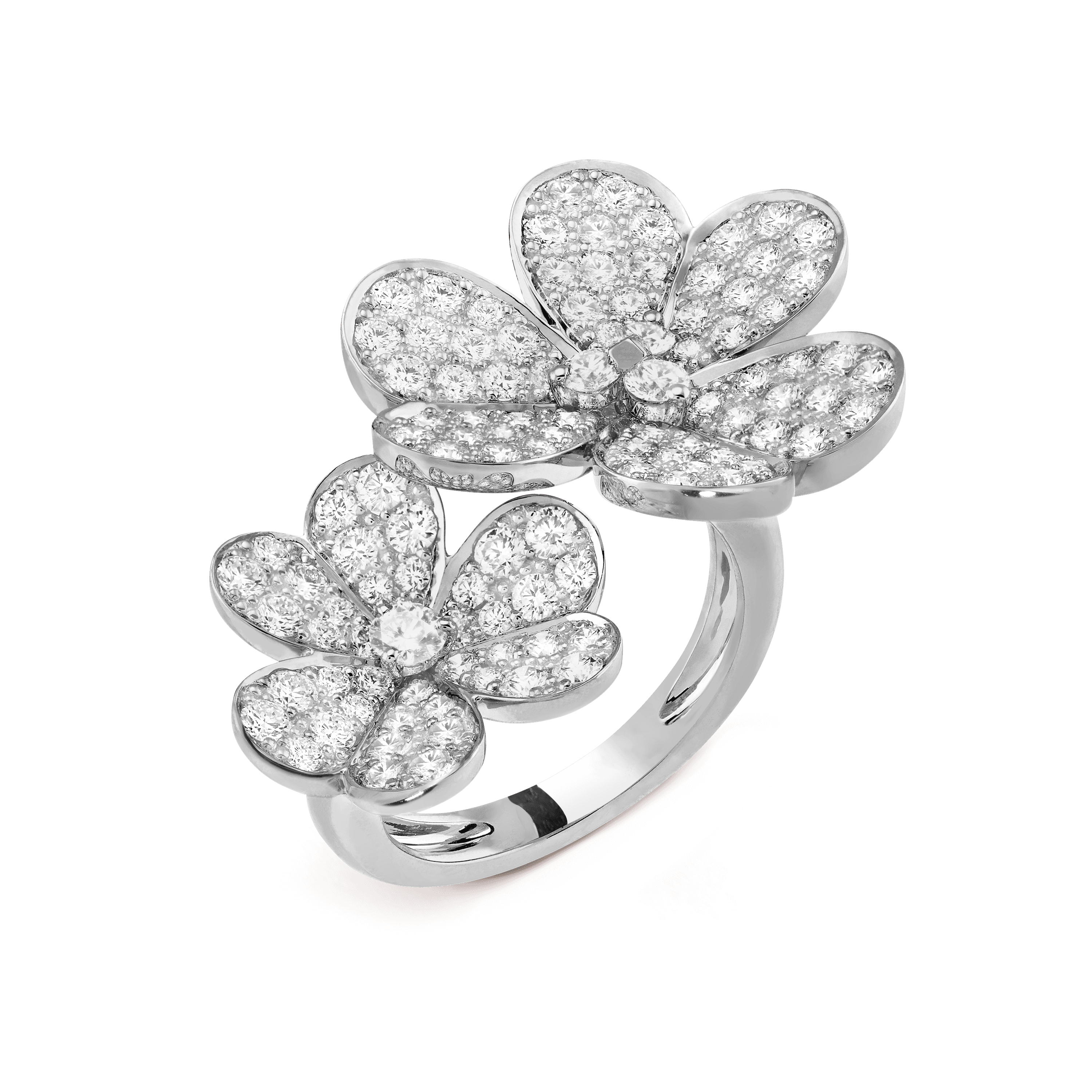 Frivole Between the Finger ring — diamond, white gold — VCARB67500