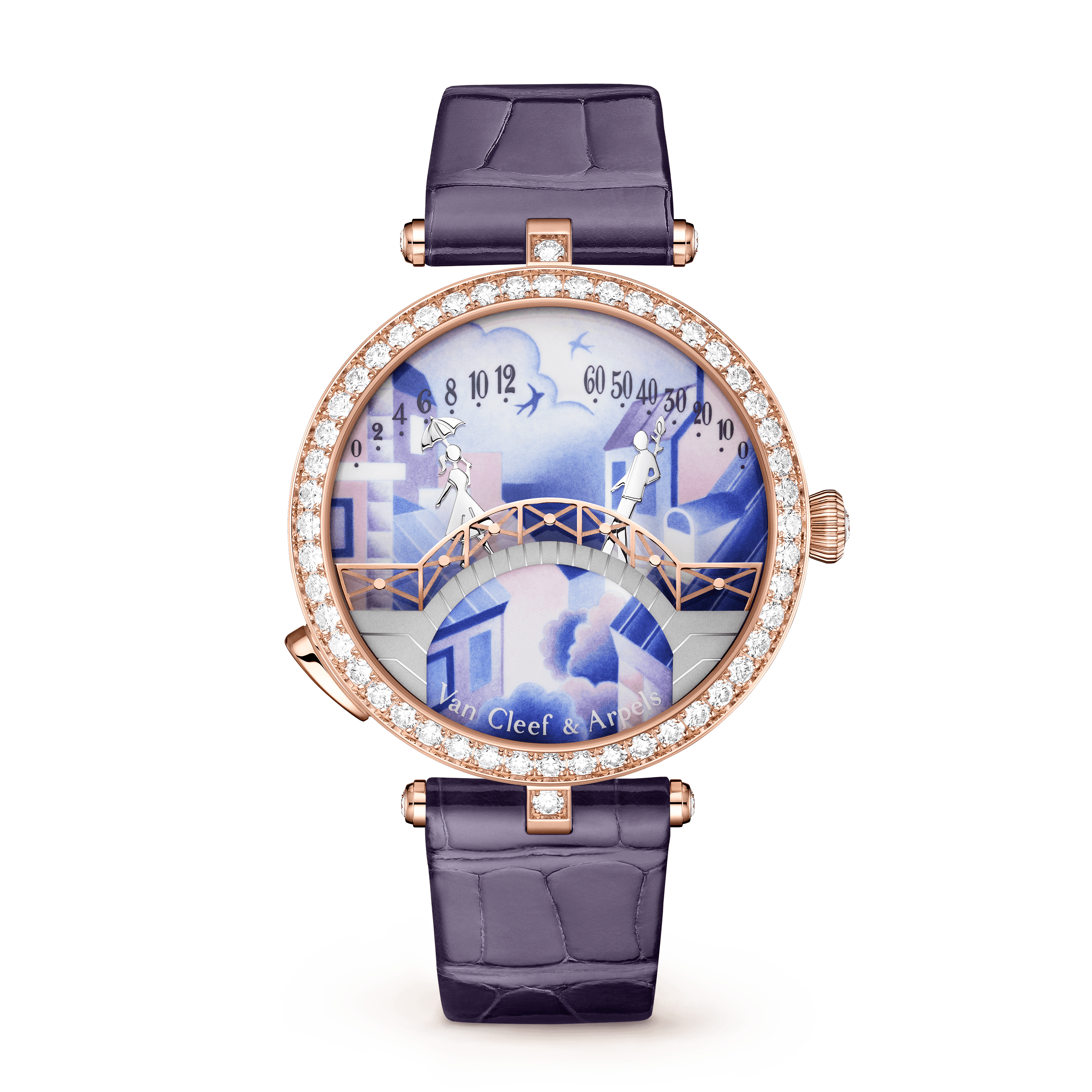 Lady Arpels Pont des Amoureux Jour watch — VCARO8TZ00