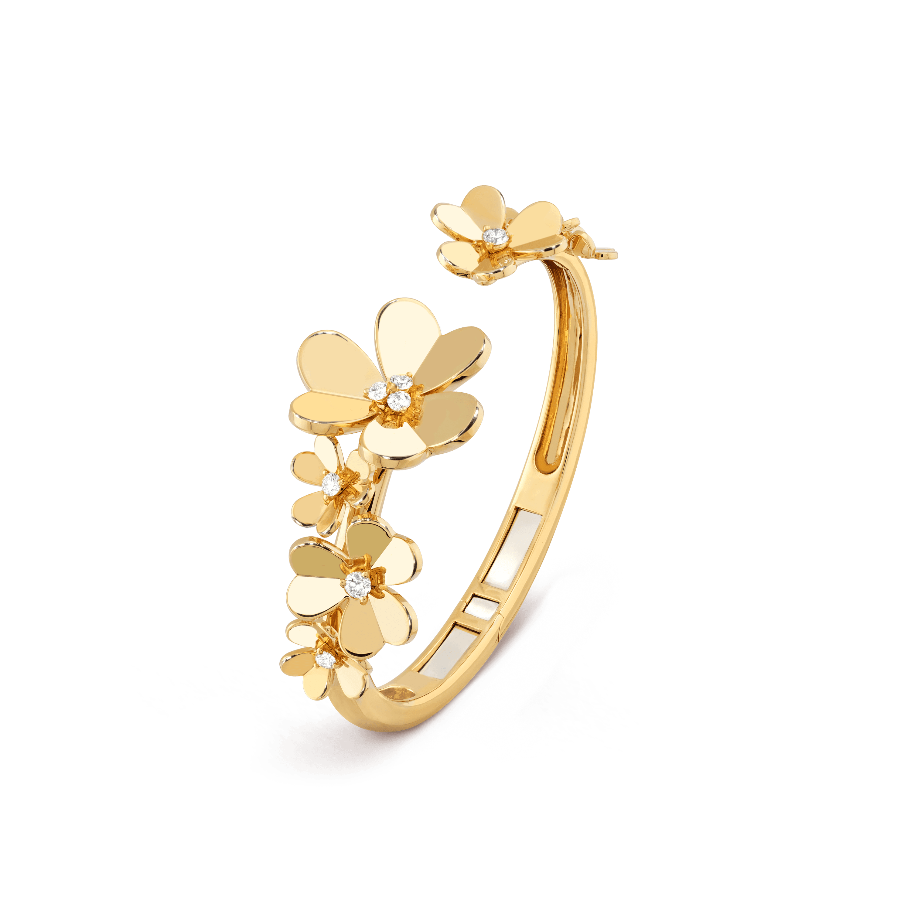 Frivole bracelet, 7 flowers, small model — VCARP6L100