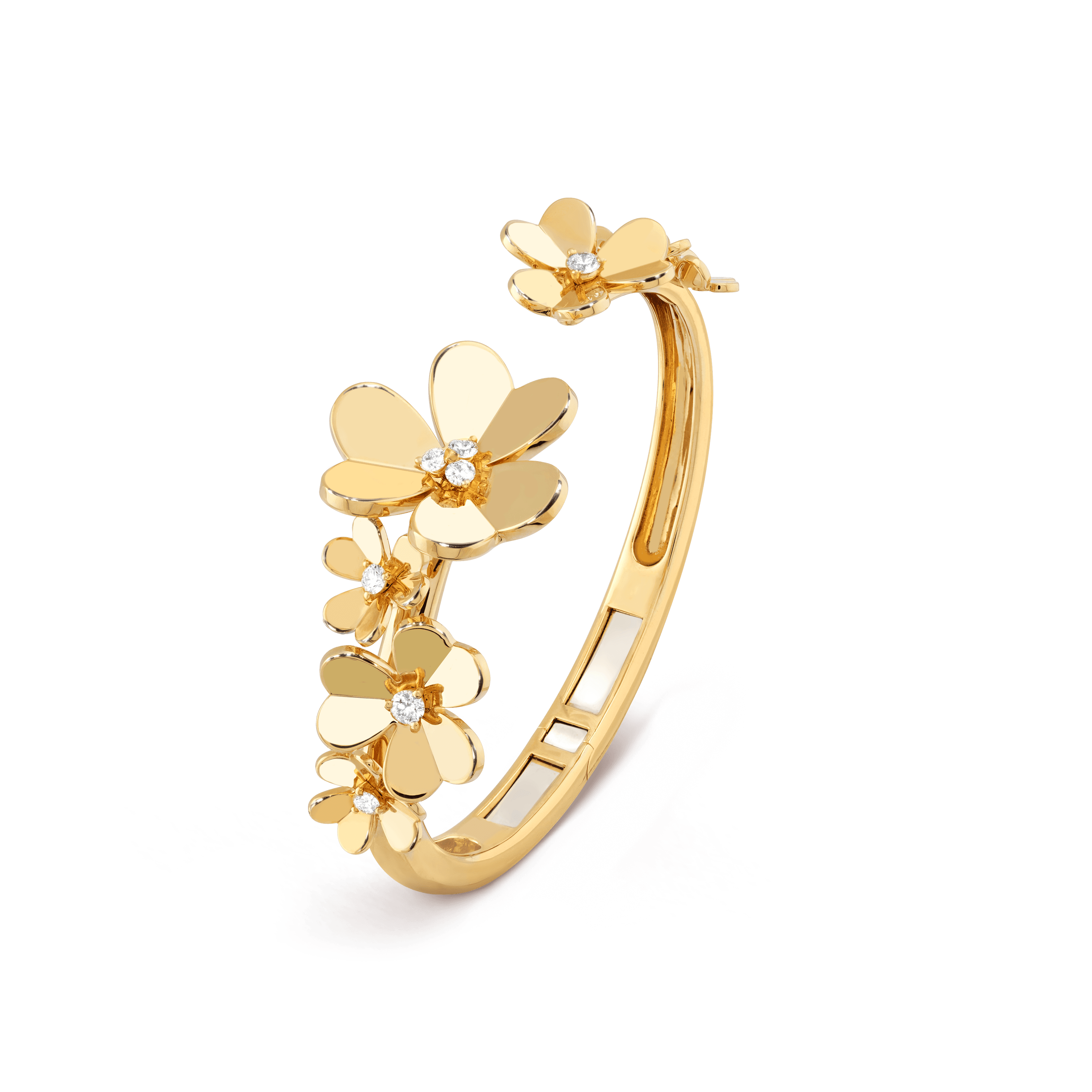 Frivole bracelet, 7 flowers, large model — VCARP6L300