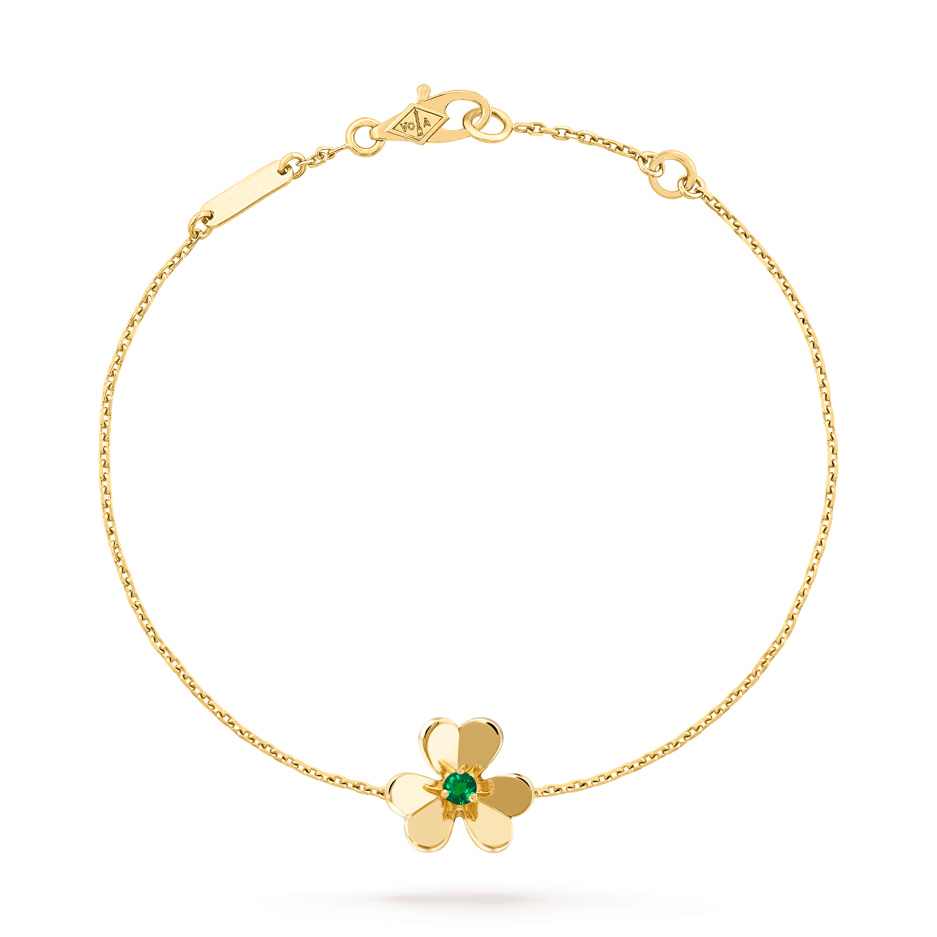 Frivole bracelet, mini model — yellow gold — VCARP7SC00