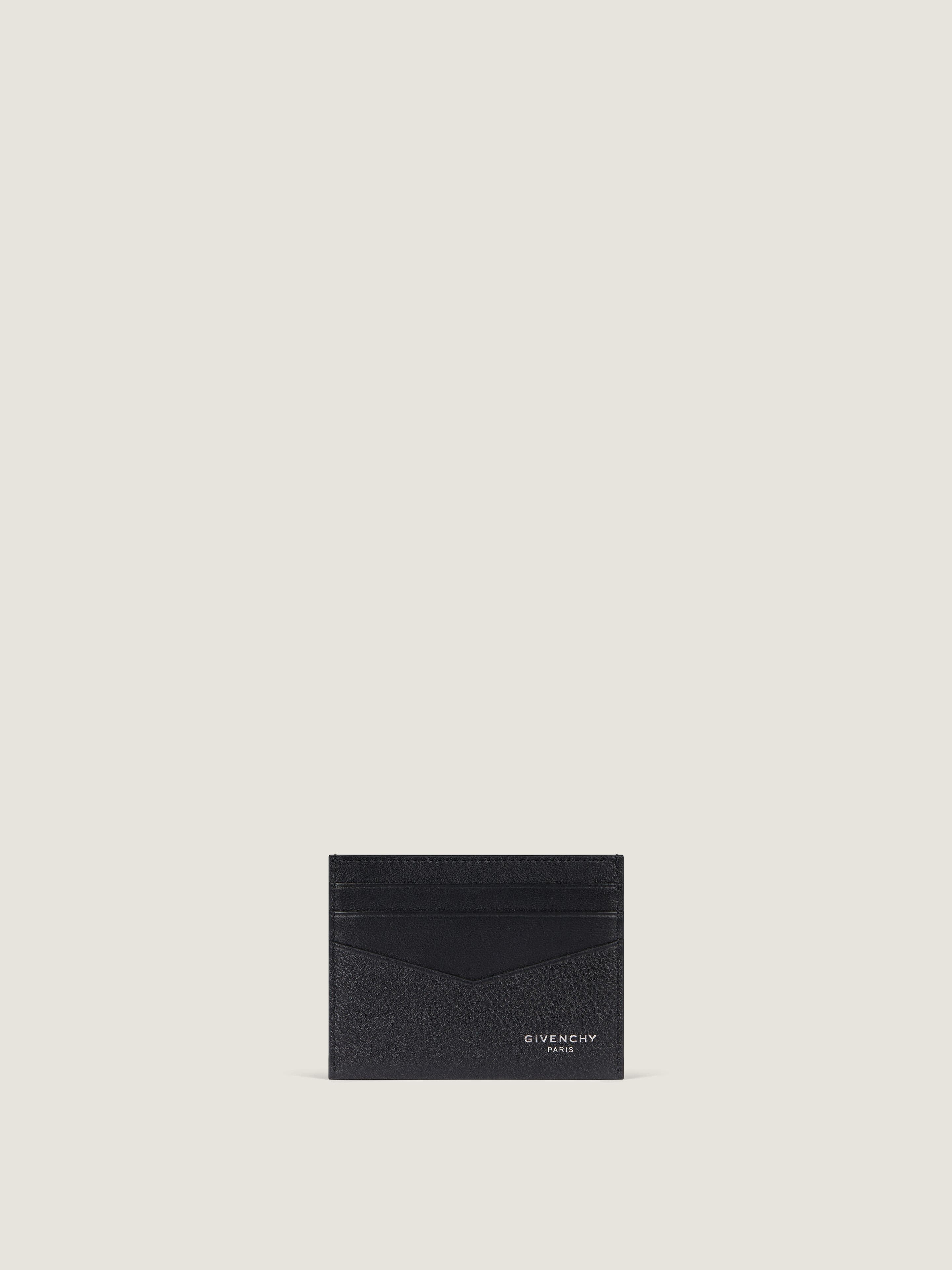 Card holder in grained leather — BK6099K213-001