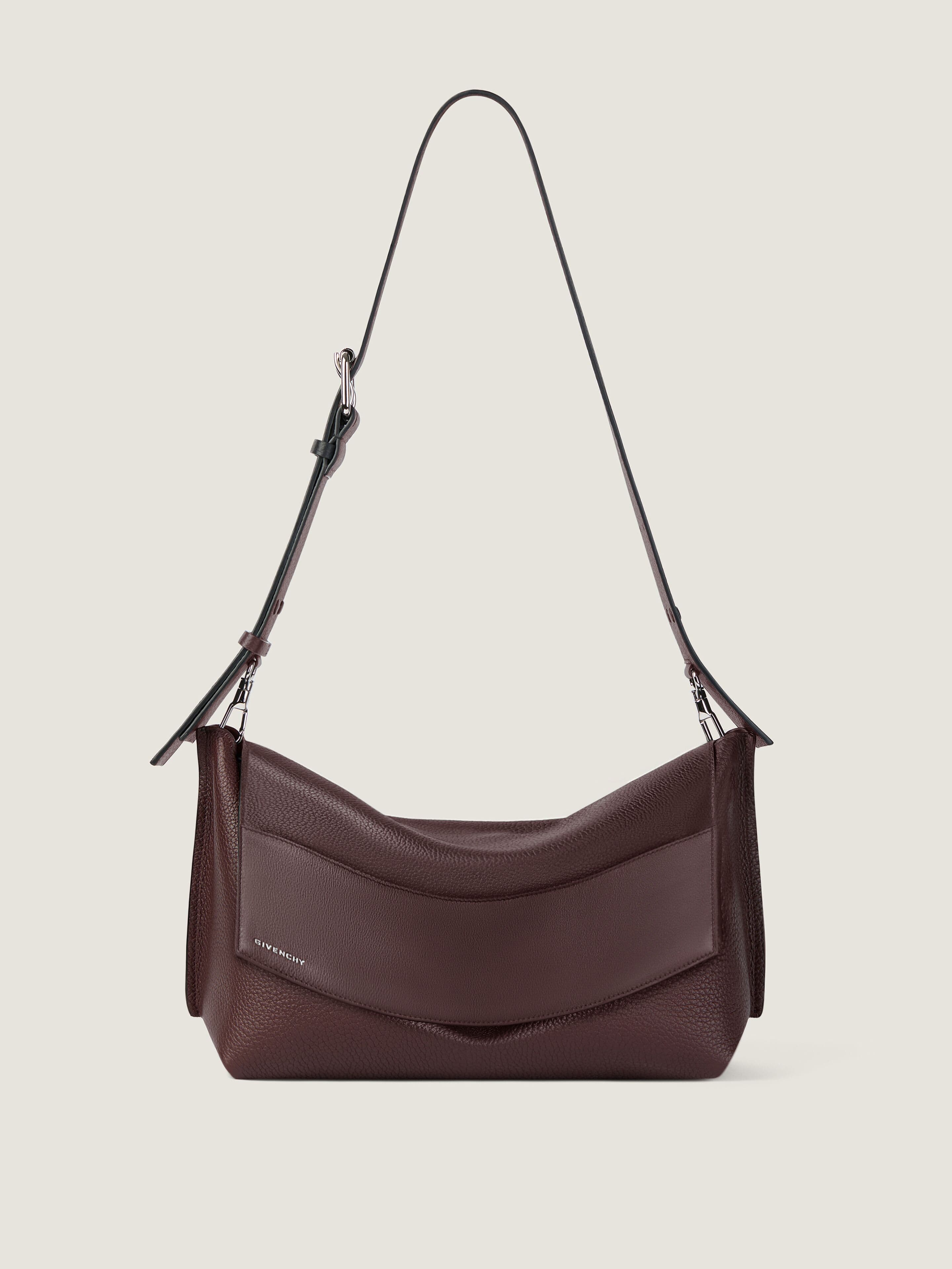 Fold bag in grained leather — BK50FKB2GY-202