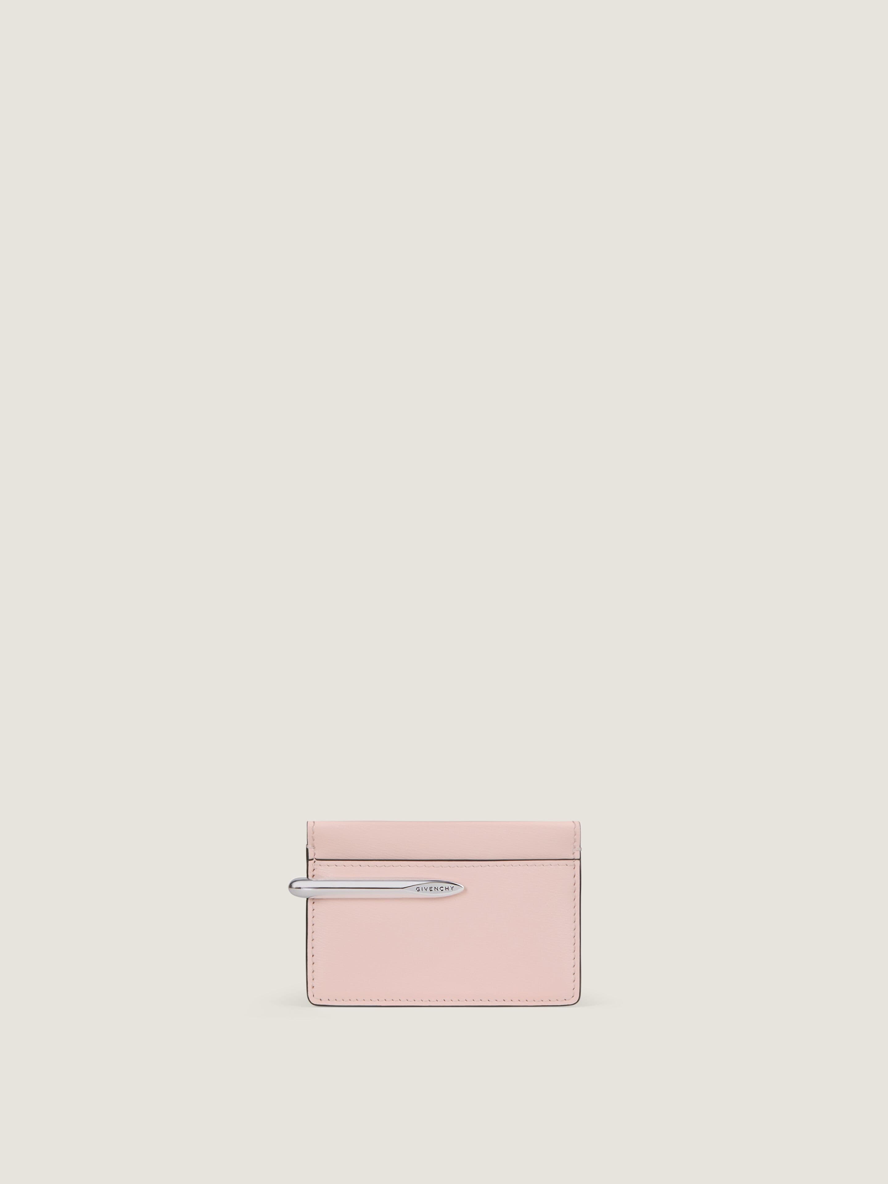 Pinch card holder in leather — BB60QDB2DB-661