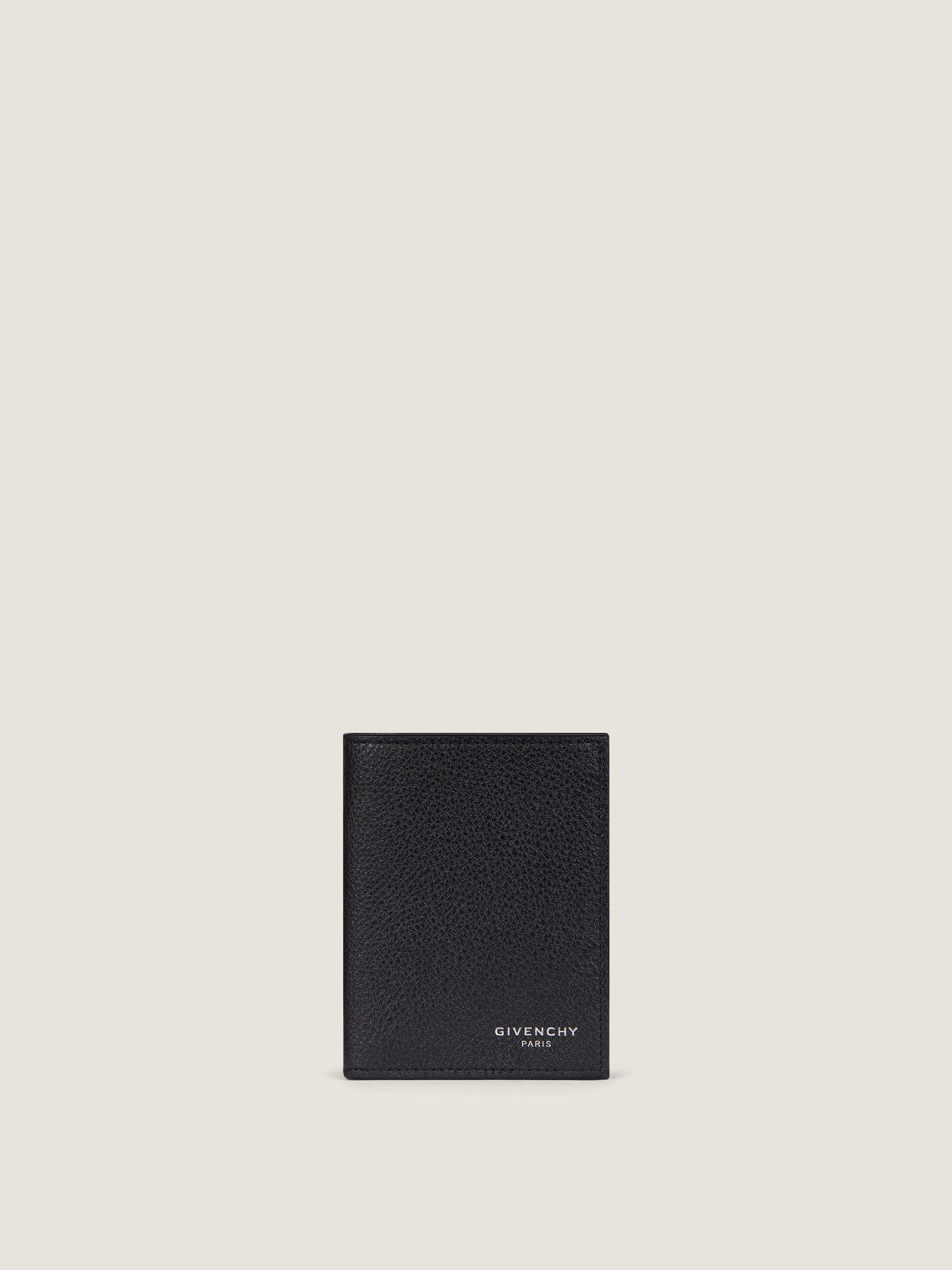 Card holder in grained leather — BK608MK213-001