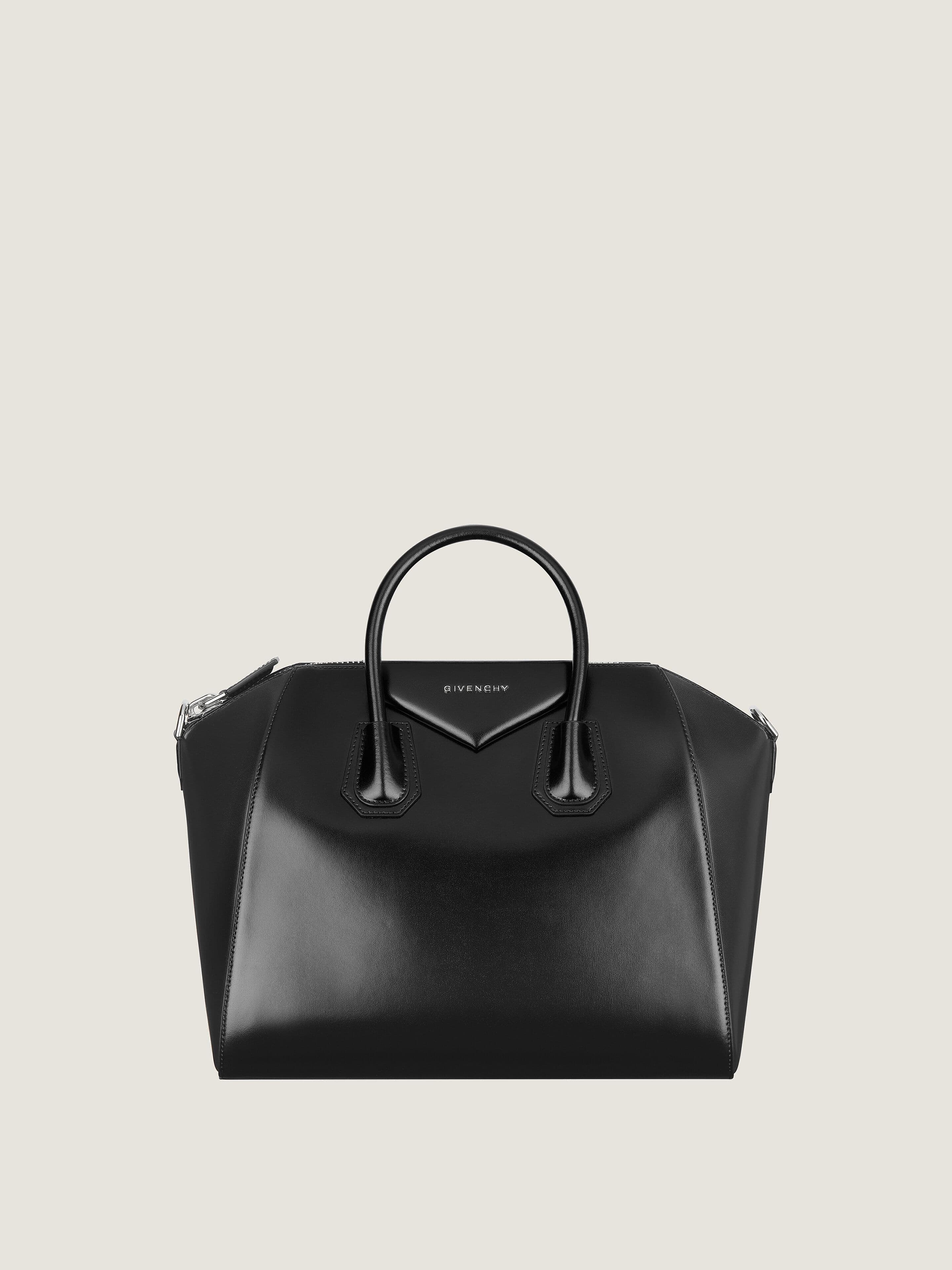 Medium Antigona bag in Box leather — BB05118014-001