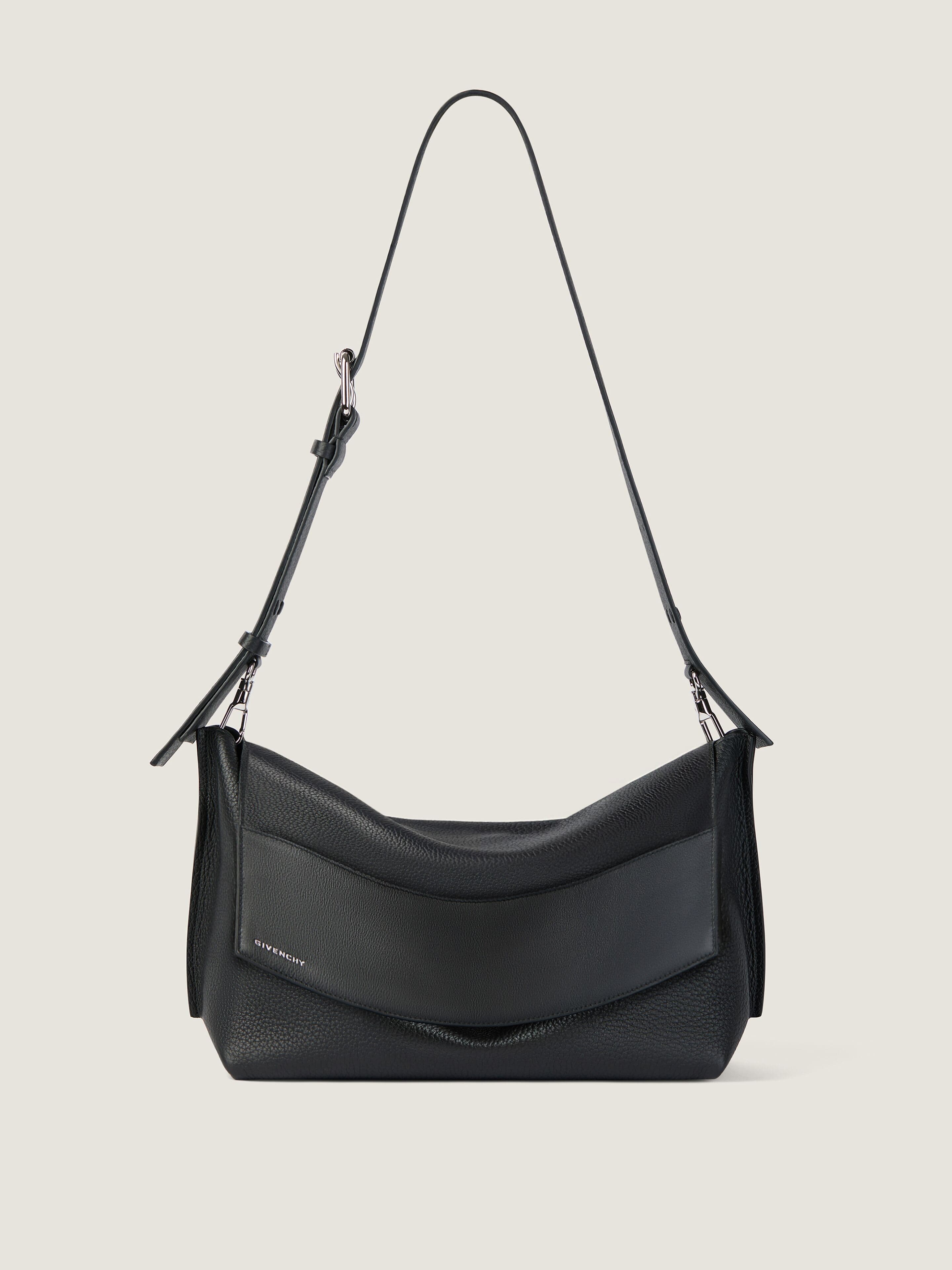 Fold bag in grained leather — BK50FKB2GY-001