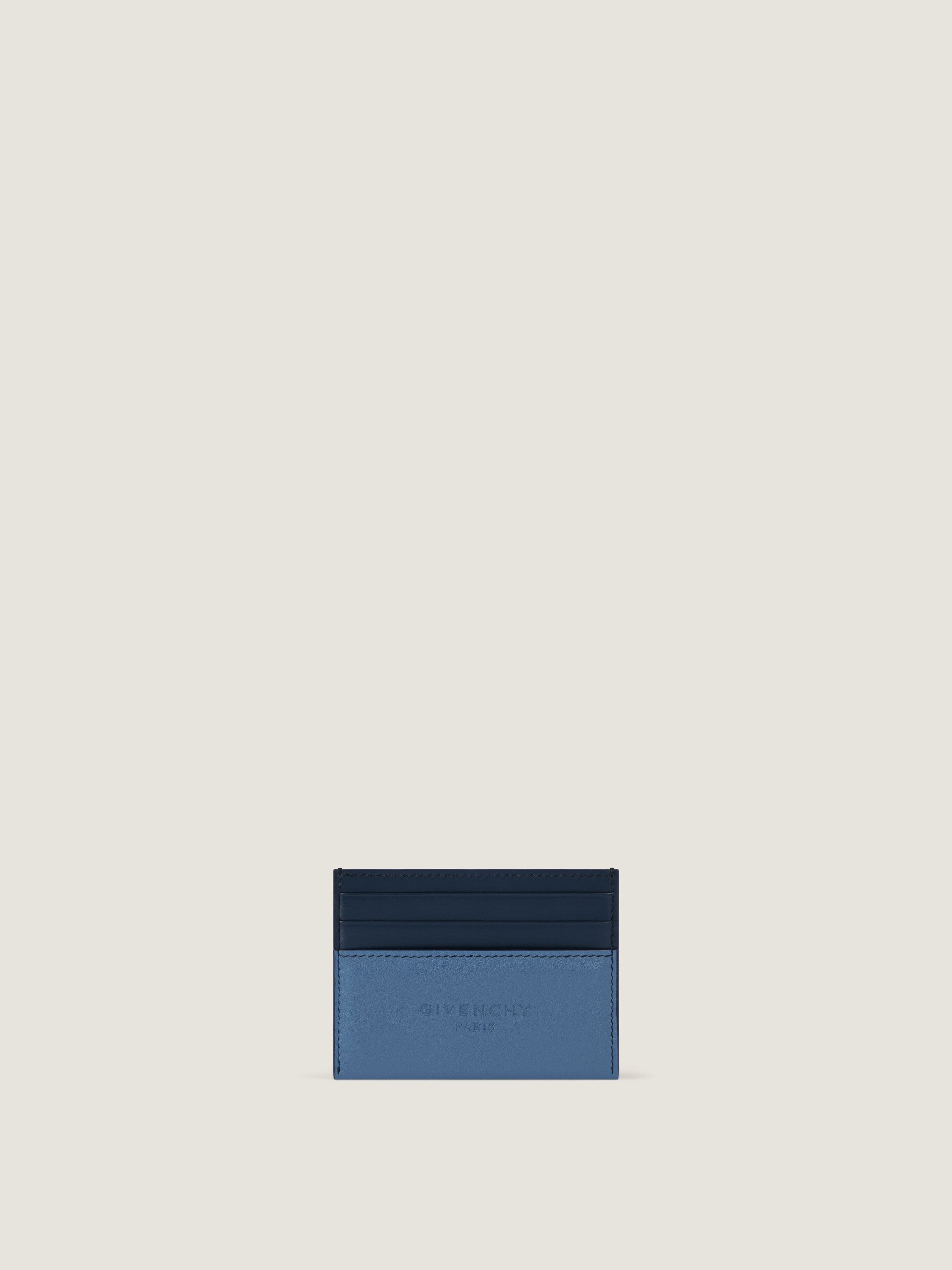 Antigona Stamped bicolor card holder in leather — BK60G0K21S-427