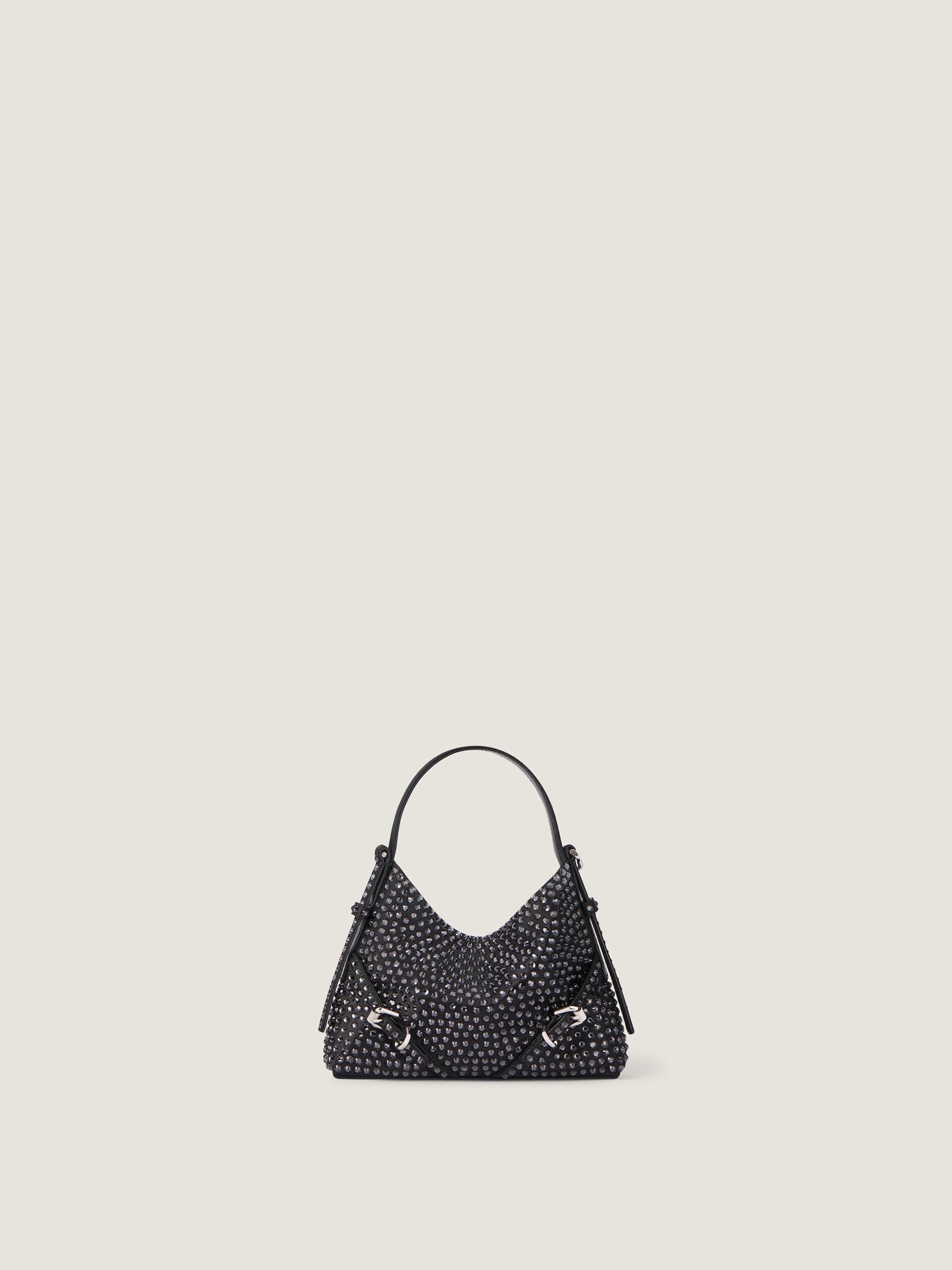 Nano Voyou bag in leather with strass — BB60PTB2DQ-001