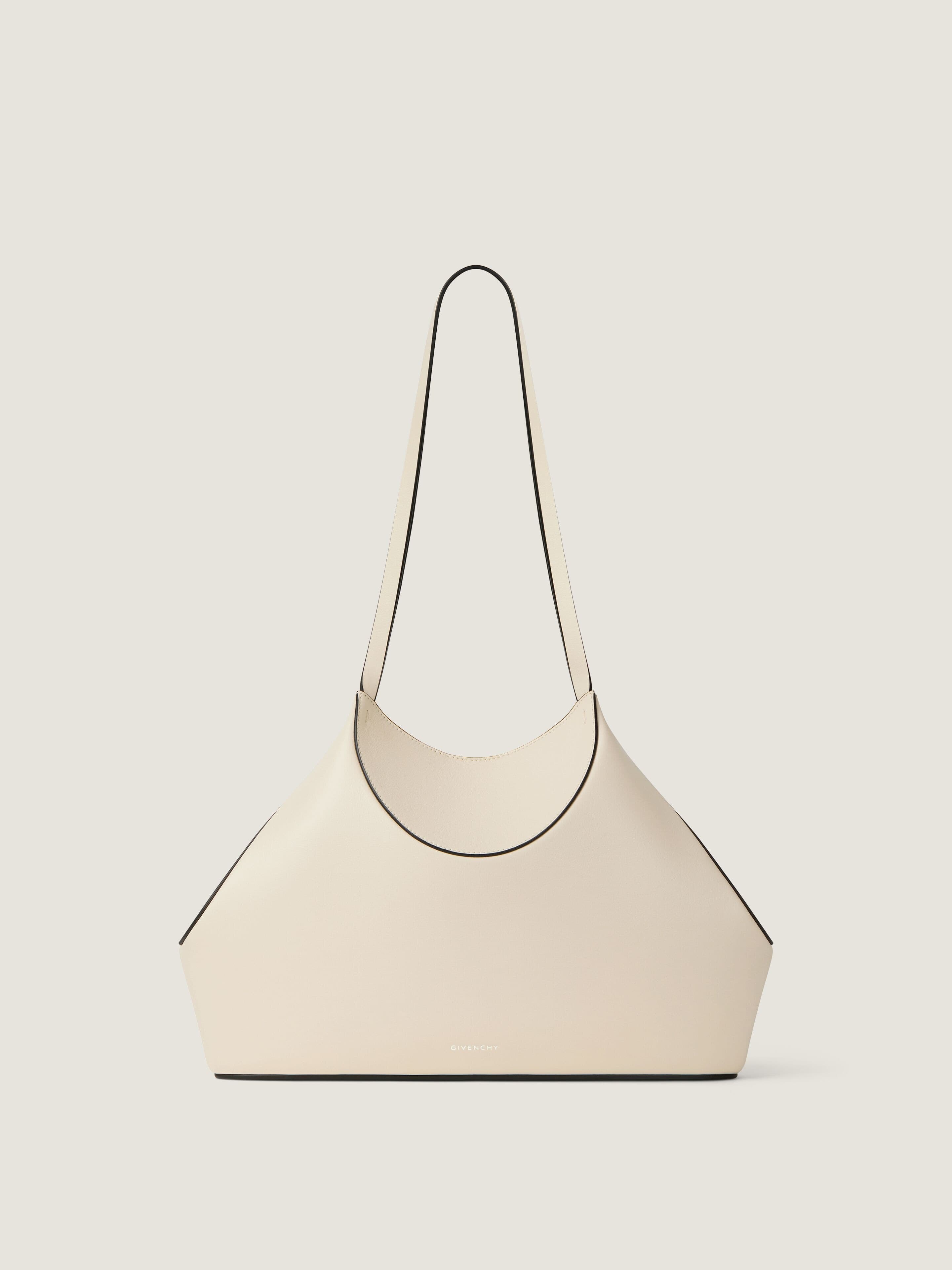 Small Facet tote bag in grained leather — BB516PB2DL-156