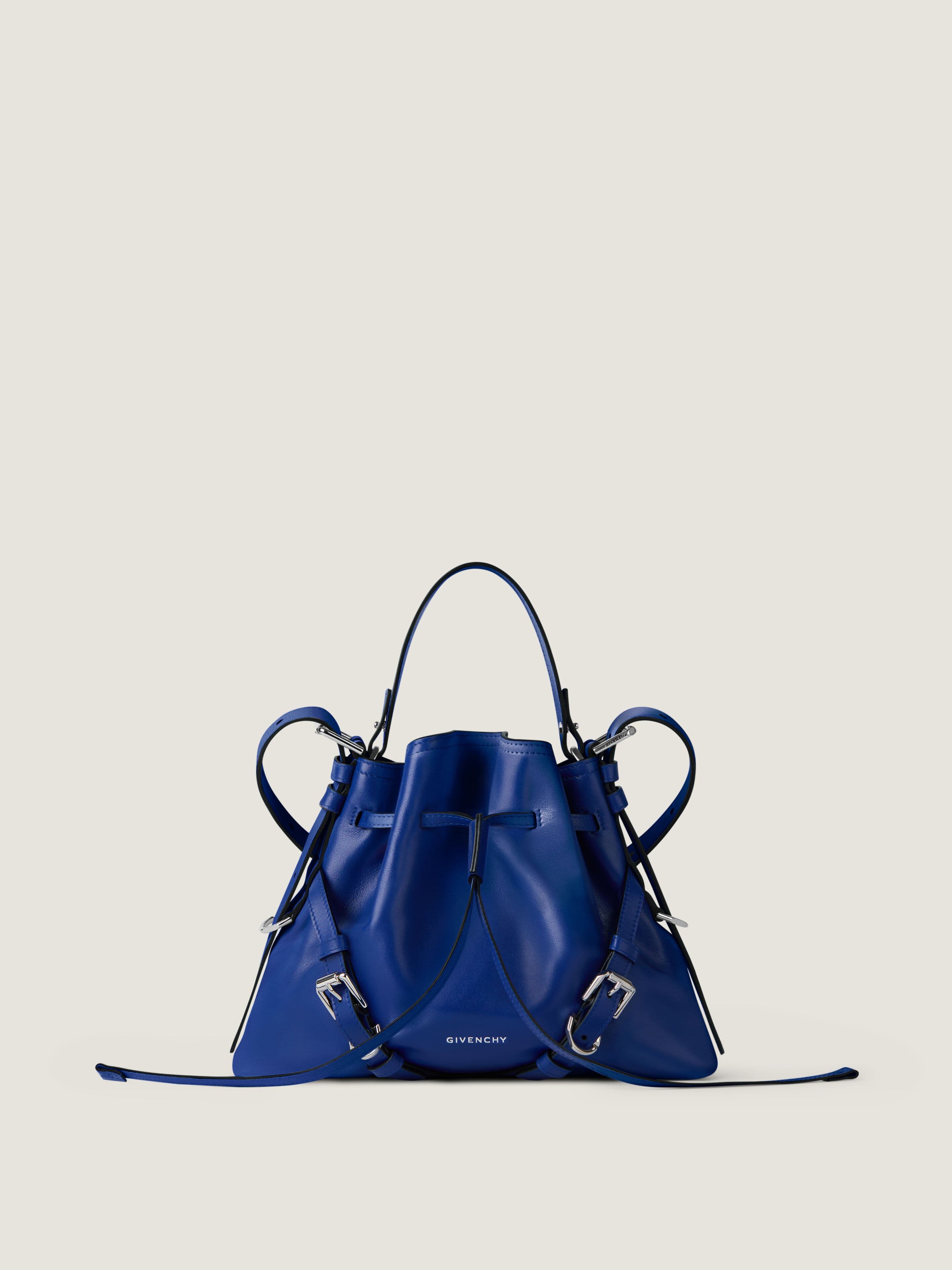 Small Voyou Bucket bag in shiny leather — BB518PB2AD-467