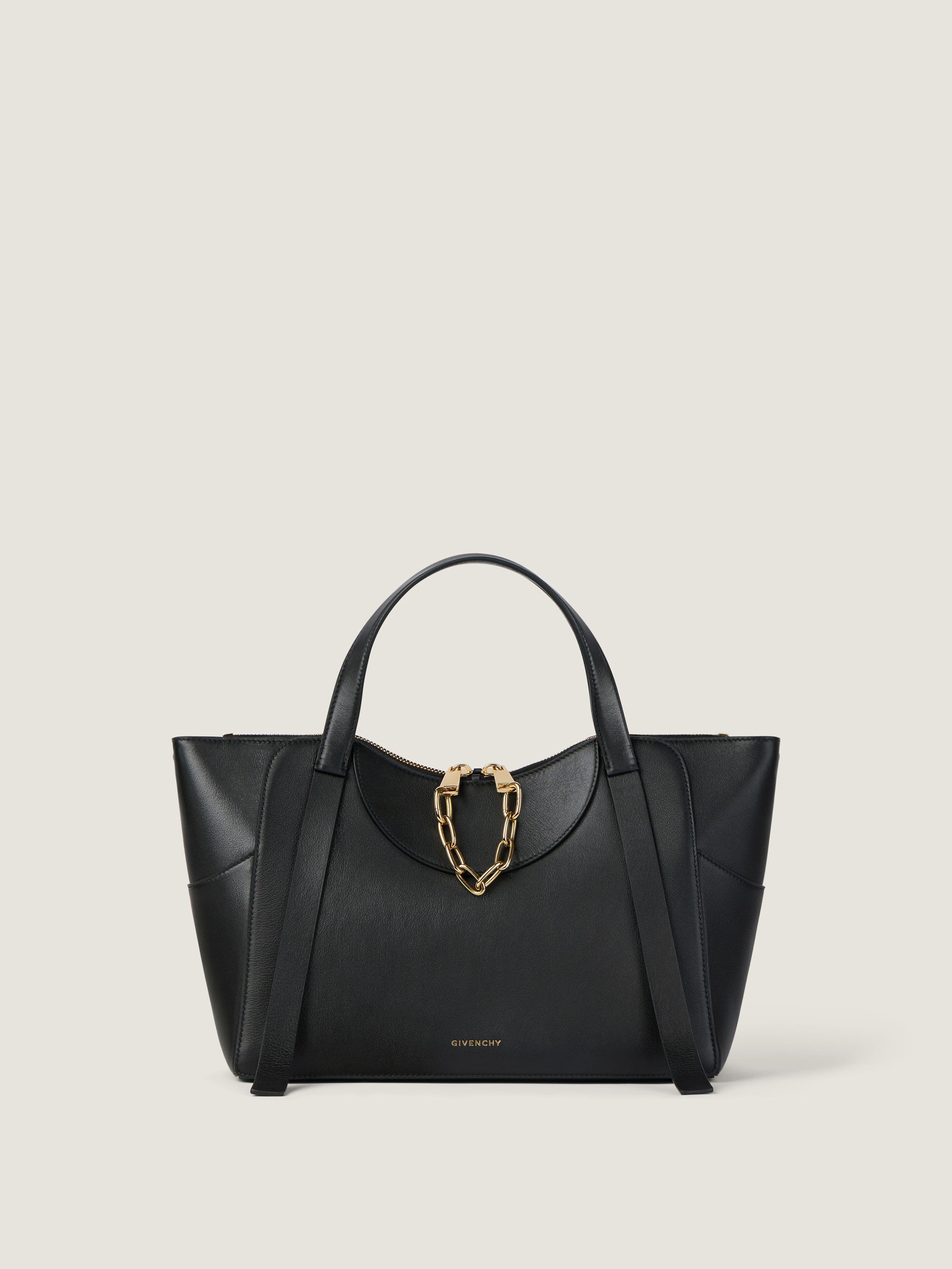Medium The Snatch bag in grained leather — BB516SB2DK-001