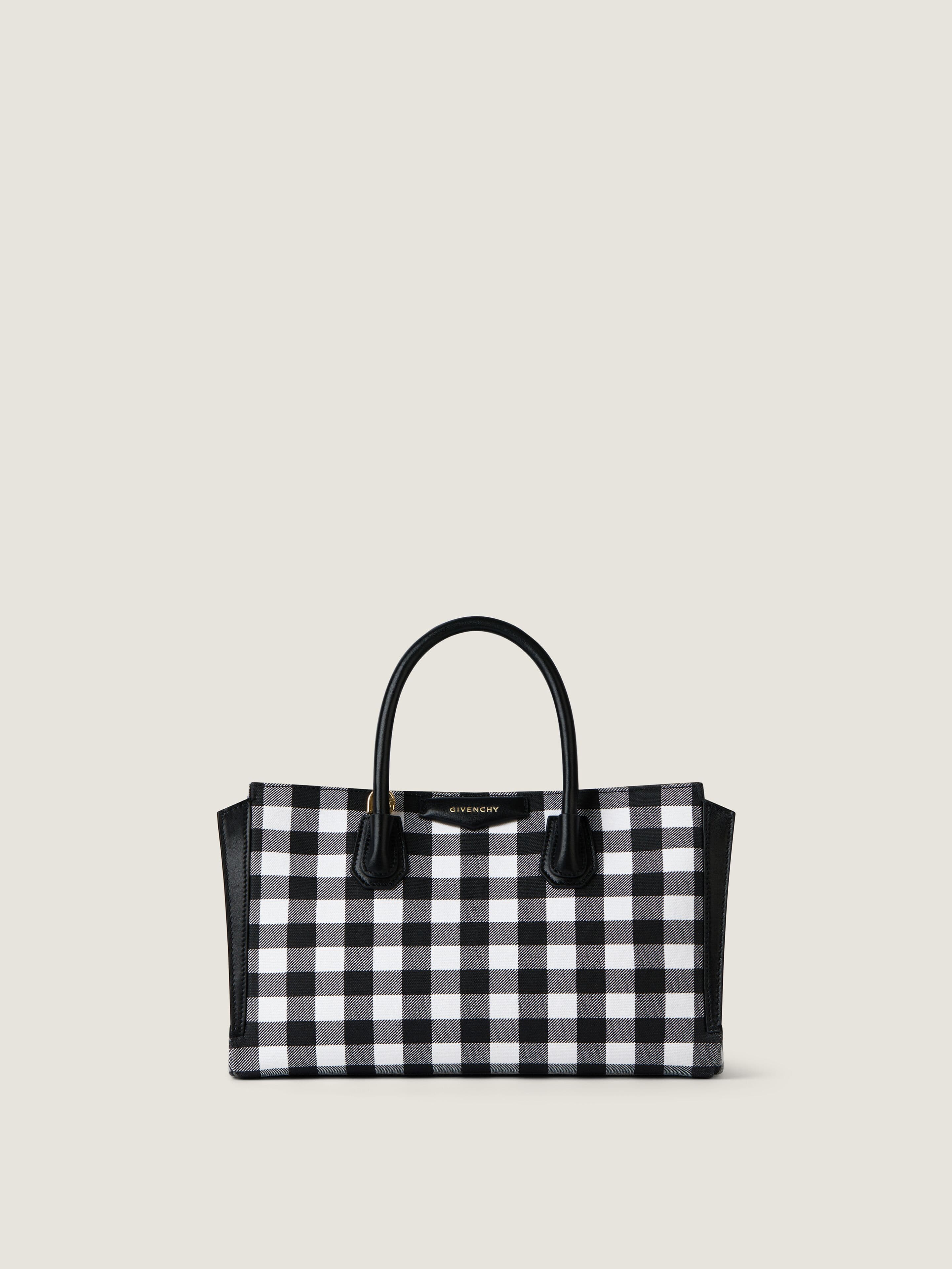 Small Antigona Catchall bag in checked canvas — BB5197B2JW-004