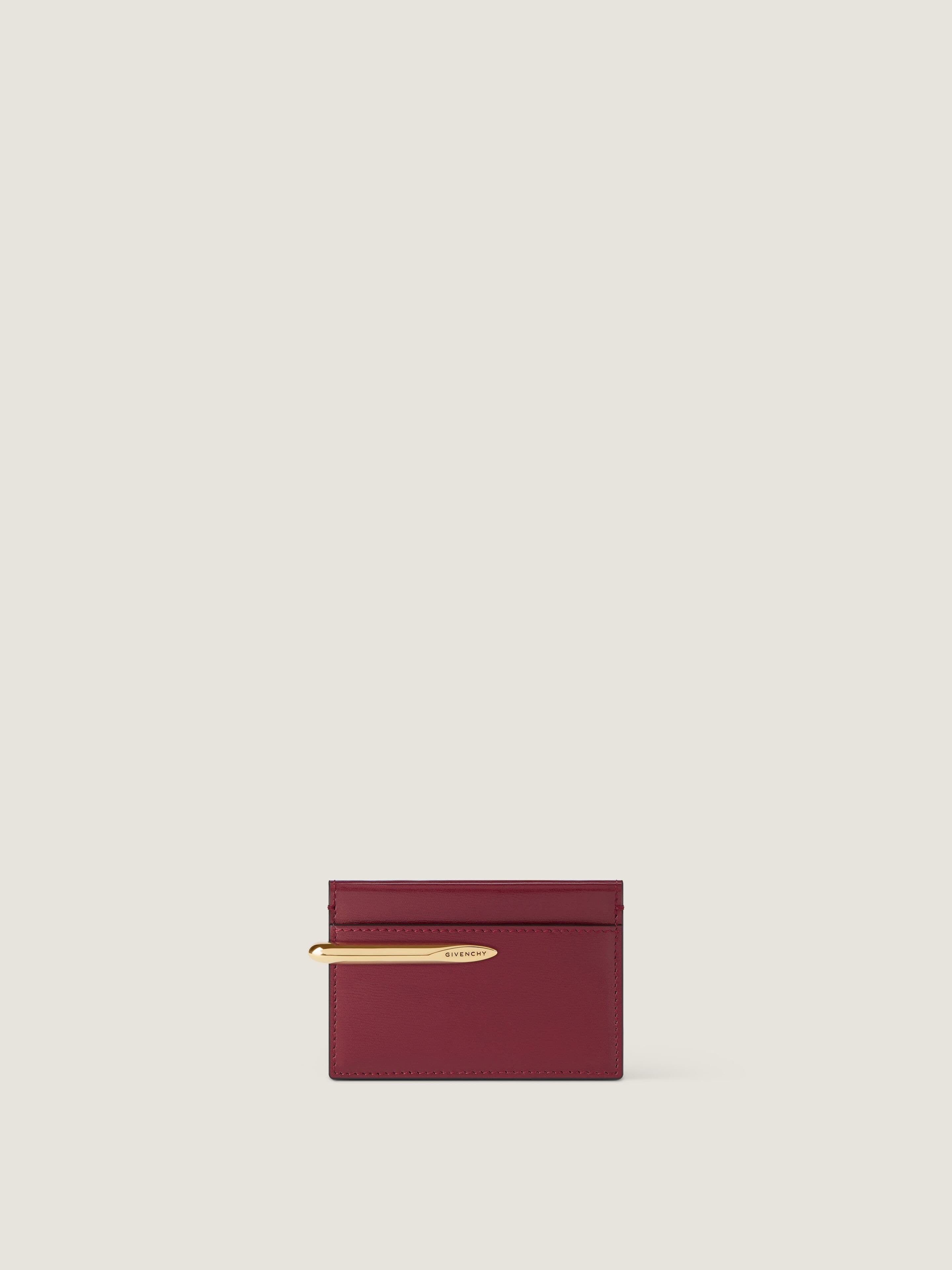 Pinch card holder in leather — BB60QDB2D3-604