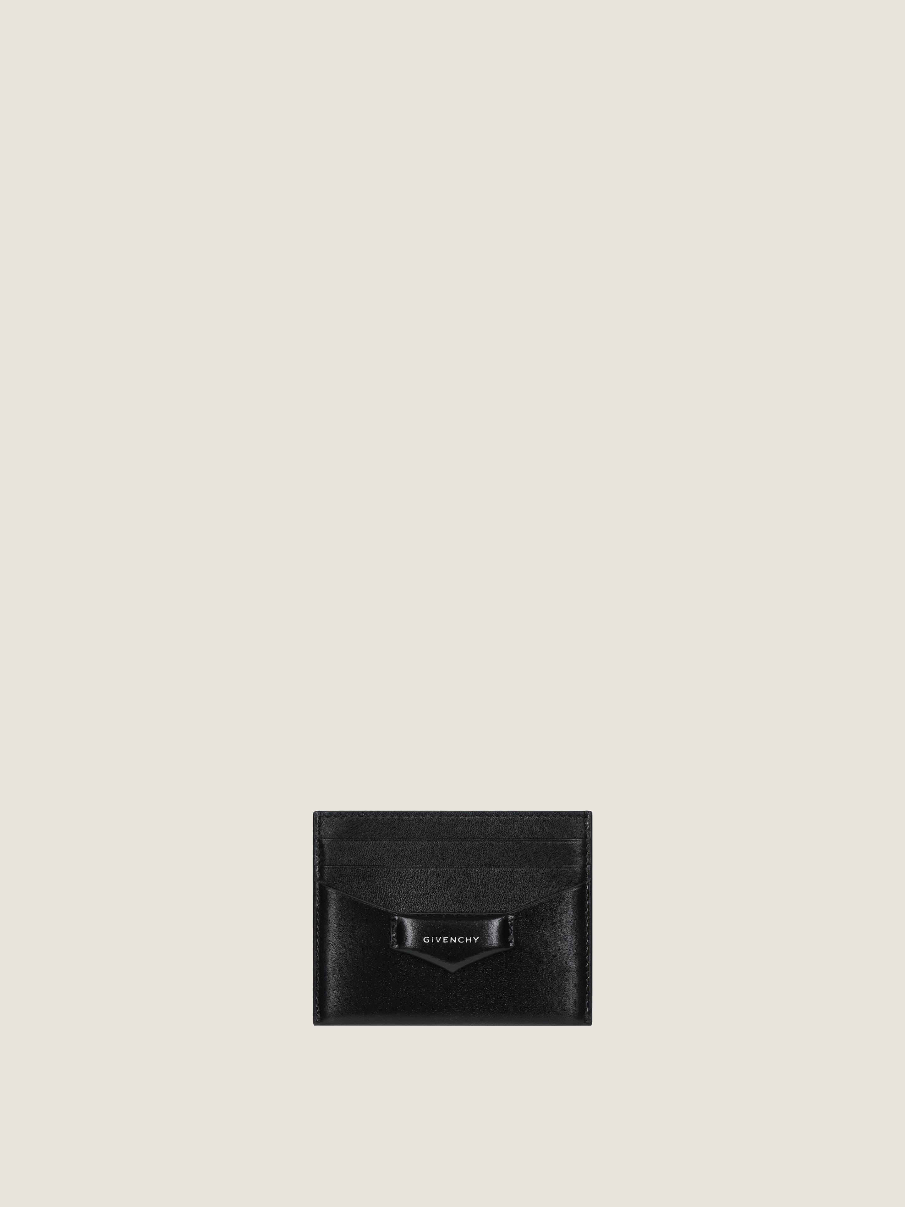 Antigona card holder in Box leather — BB60KCB00D-001