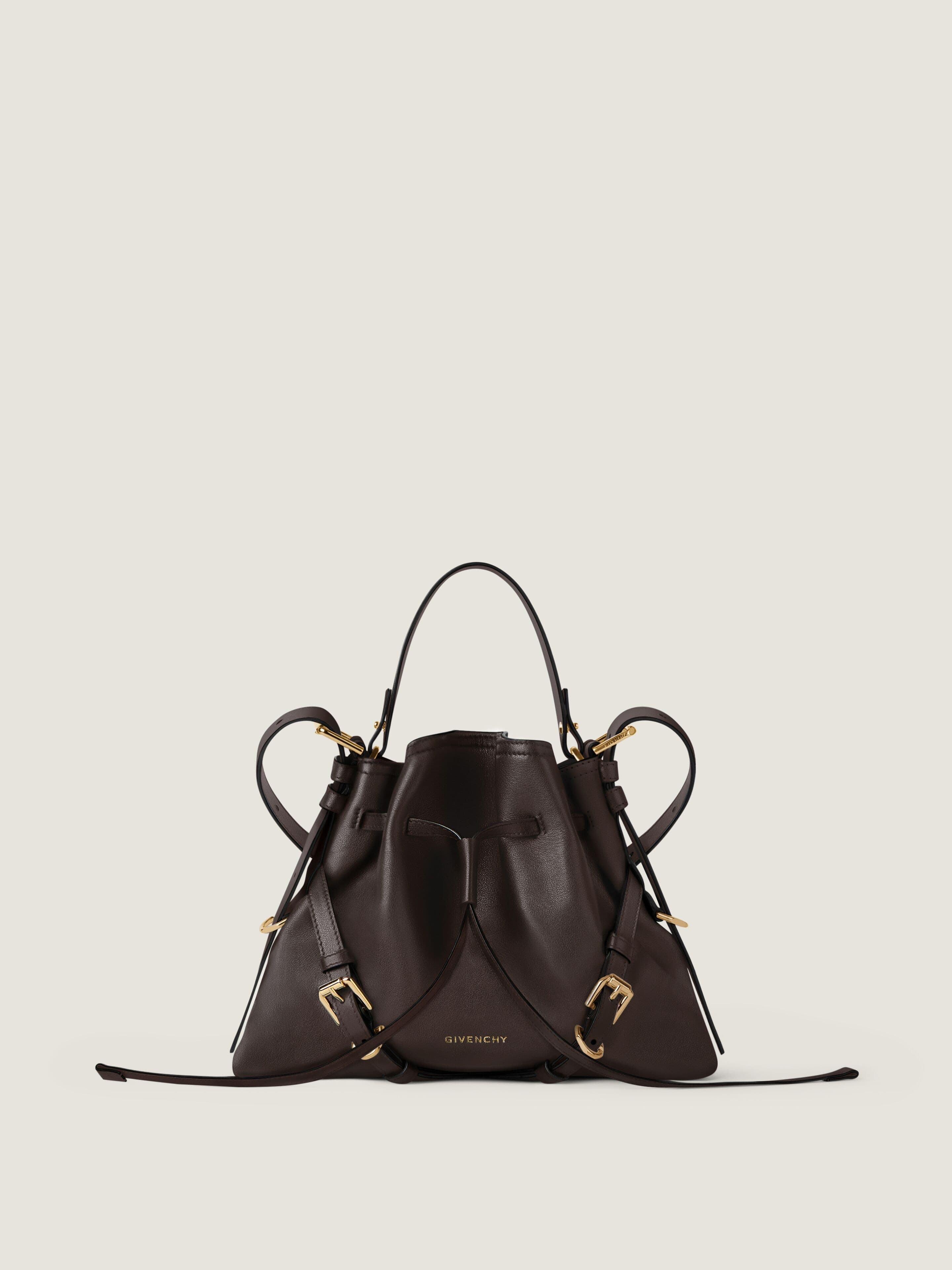 Small Voyou Bucket bag in shiny leather — BB518PB2AE-206