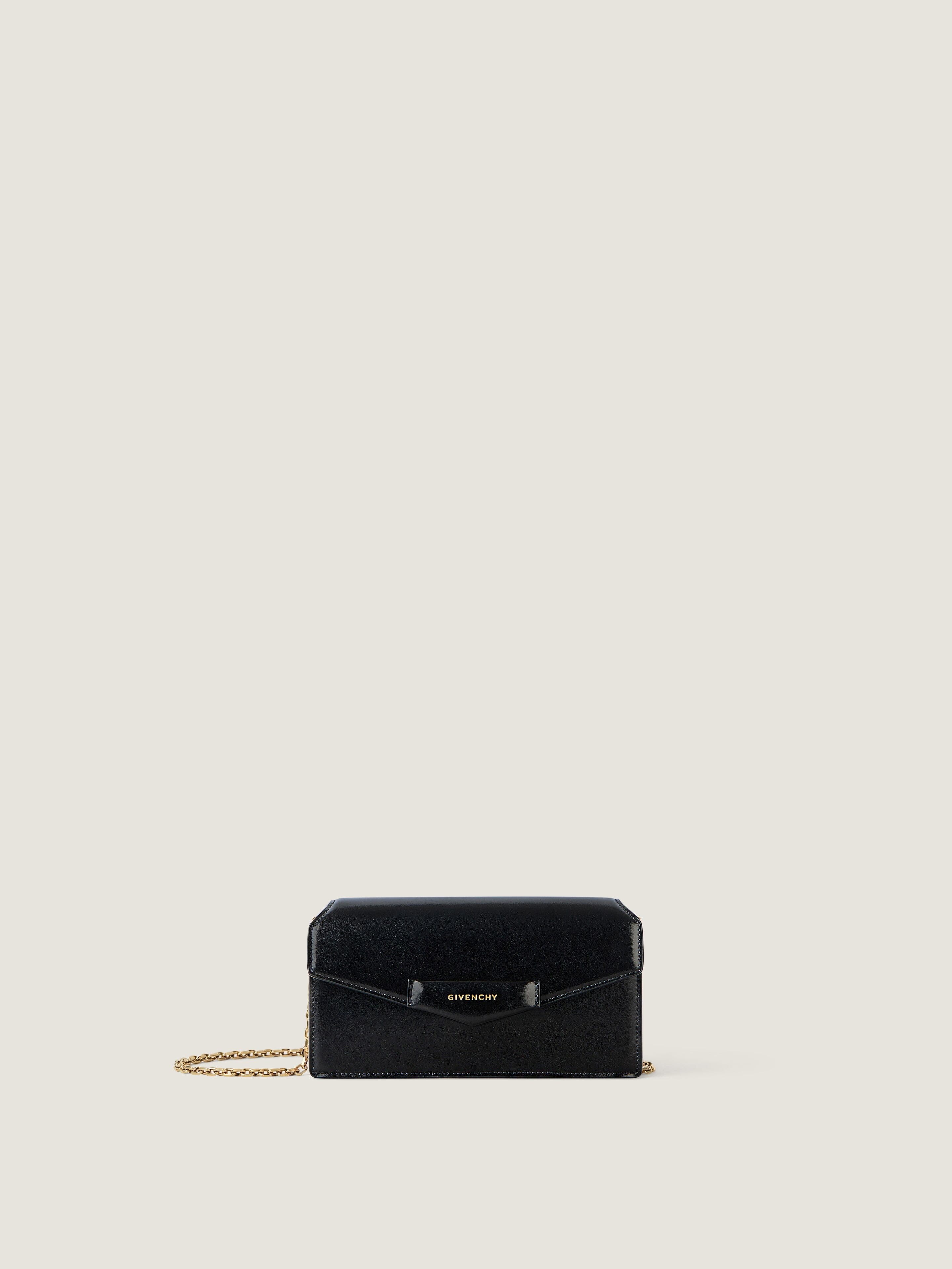 Antigona wallet on chain in Box leather — BB60RTB13A-001