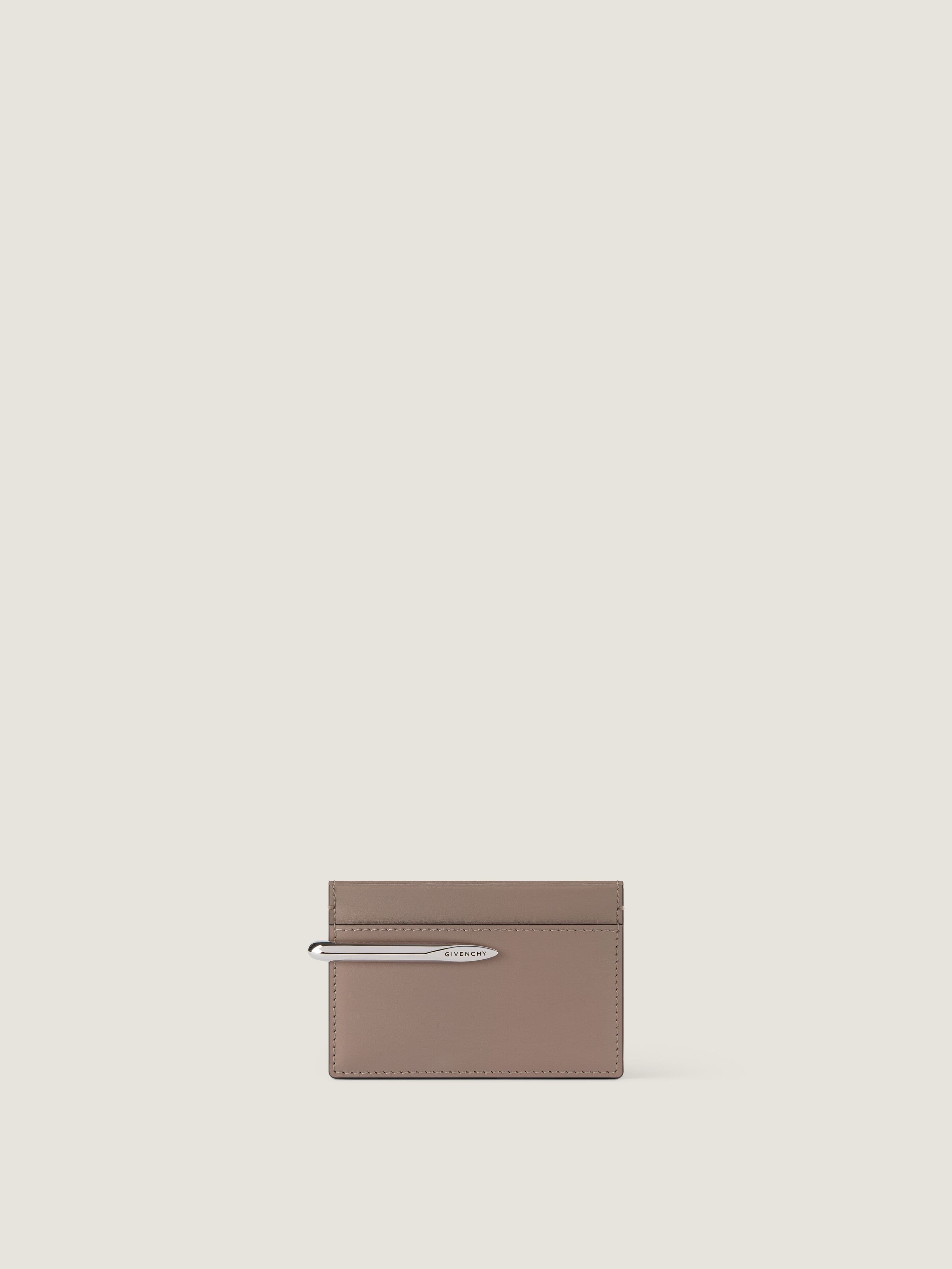 Pinch card holder in leather — BB60QDB2DB-281