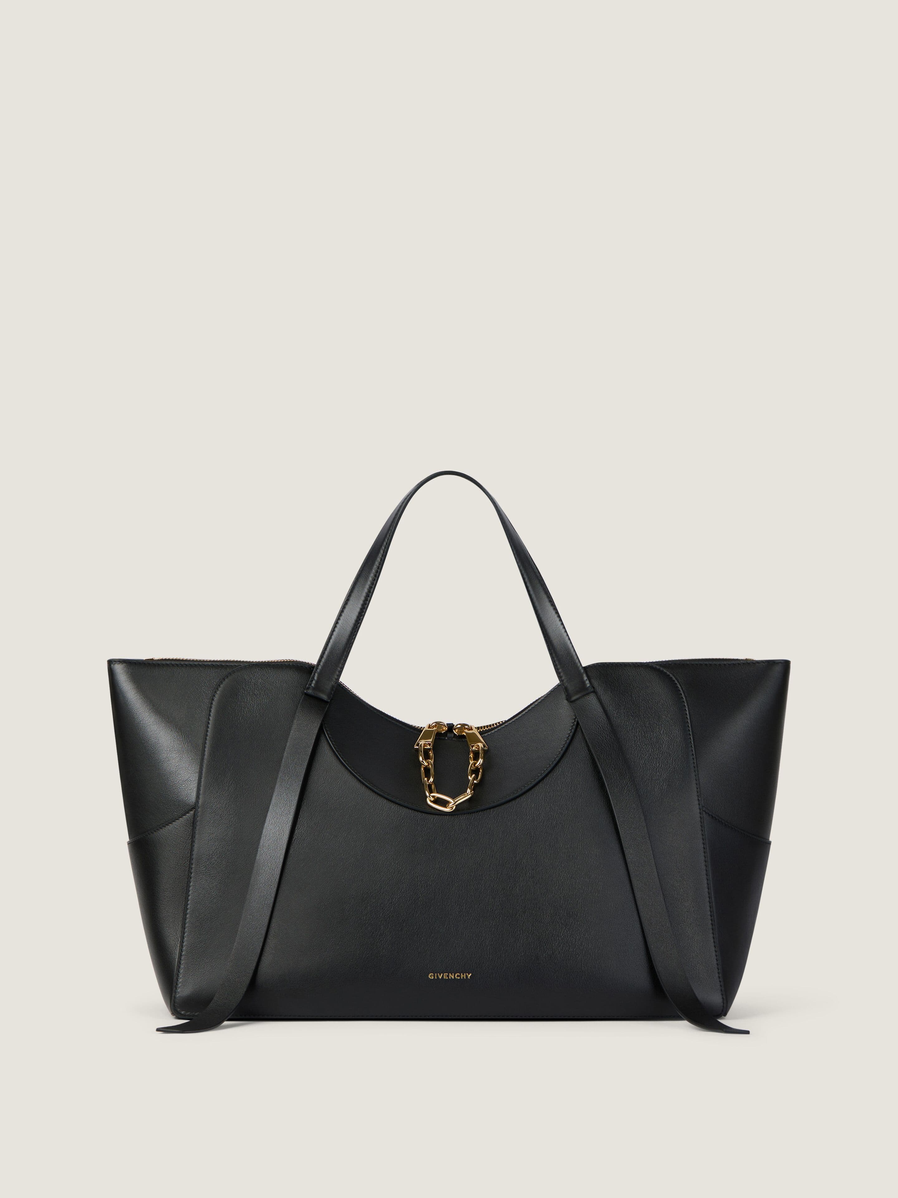 Large The Snatch bag in grained leather — BB5164B2DK-001
