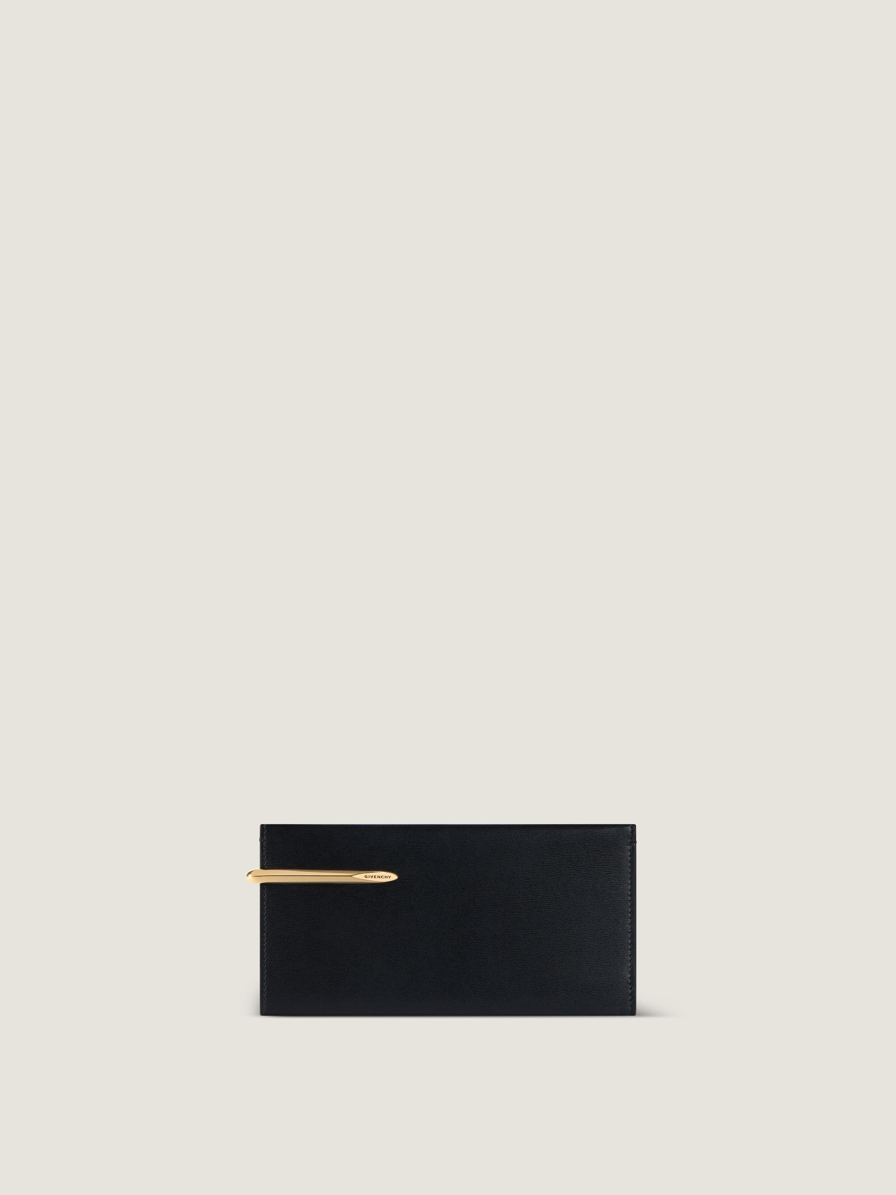 Pinch long wallet in leather — BB60QEB2D3-001