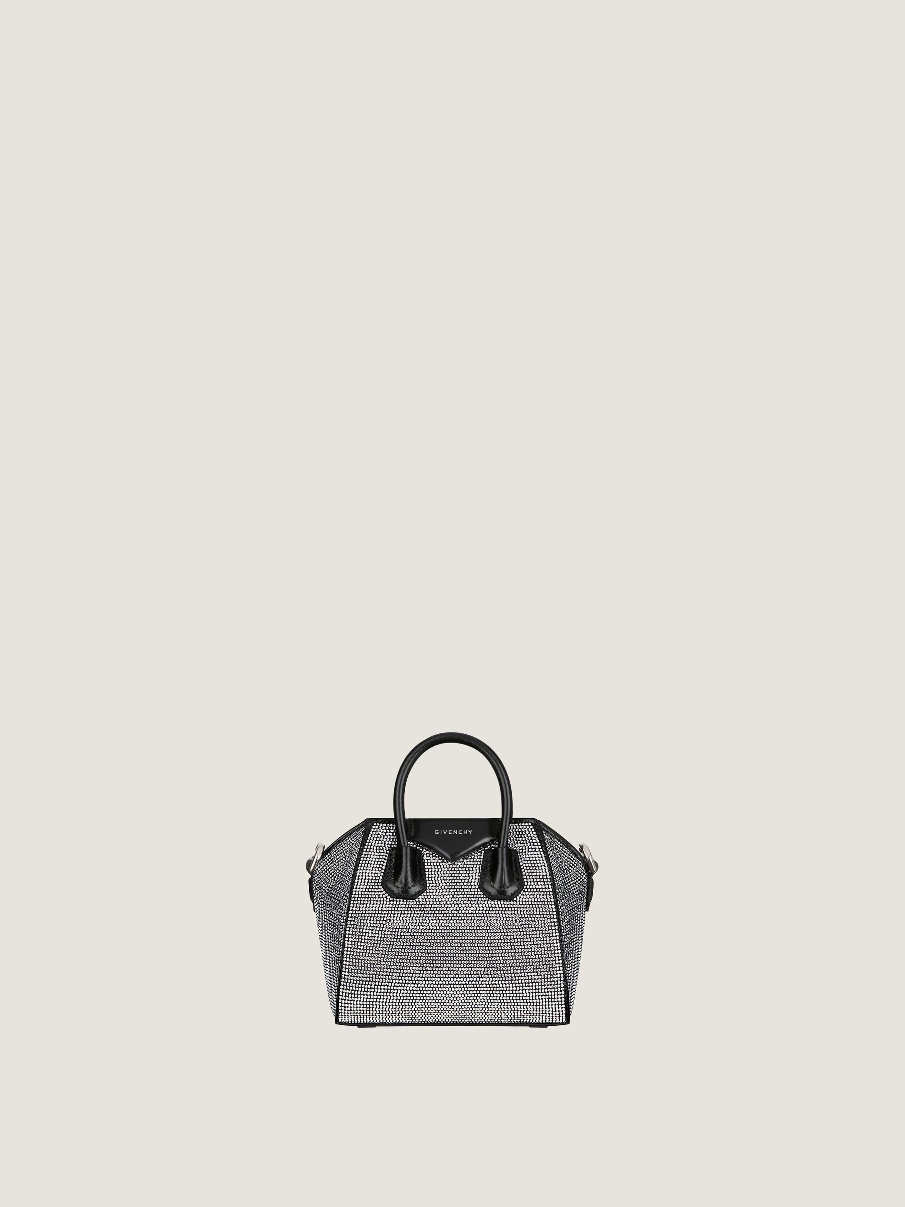Micro Antigona bag in satin with strass — BB60K4B1WZ-001