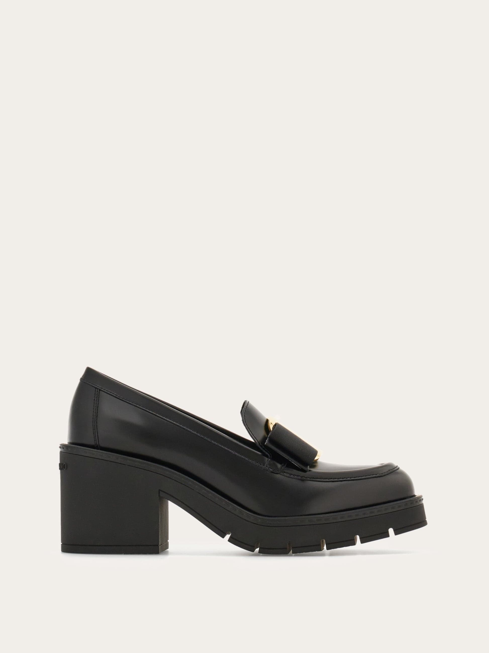 Chunky heel Vara Bow loafer — 777360