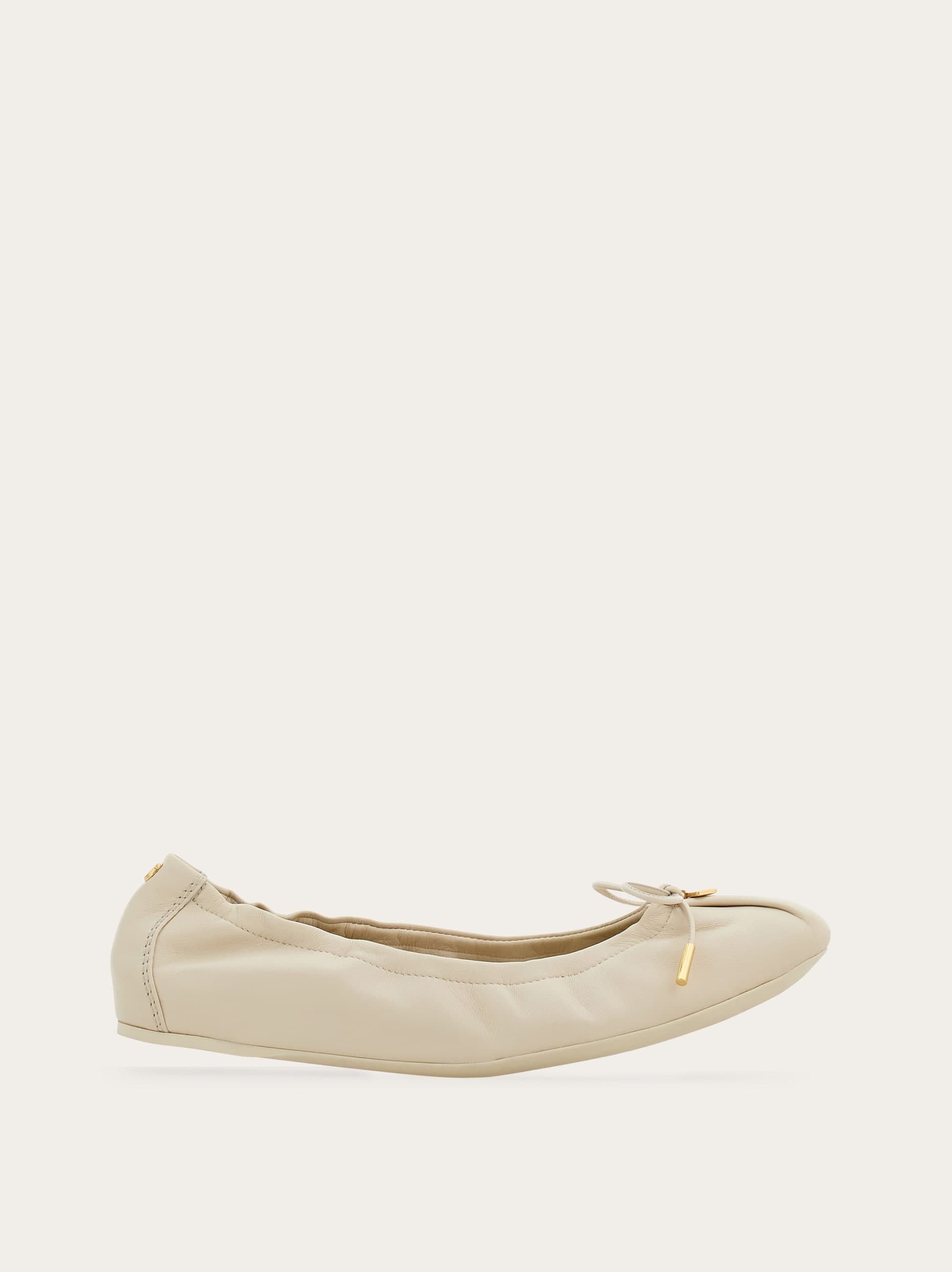 Elasticated ballet flat — 779657
