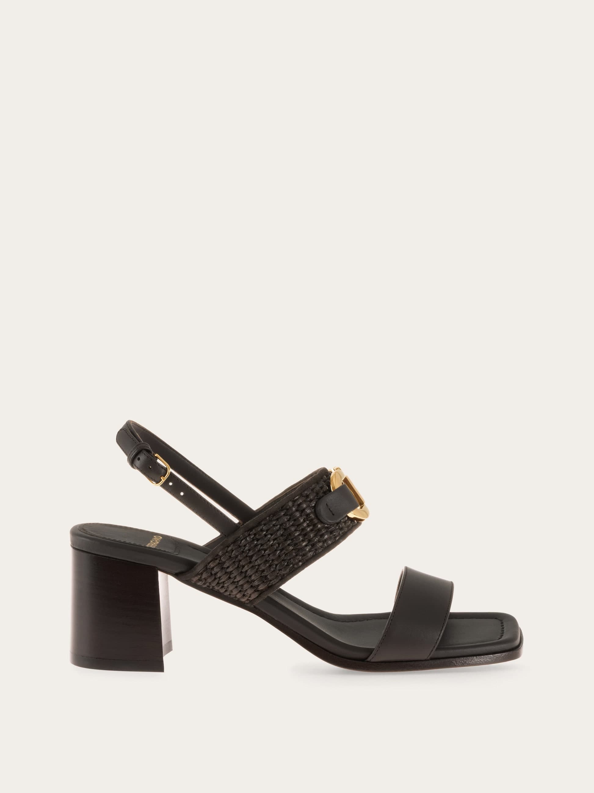 Gancini buckle sandal — 784354