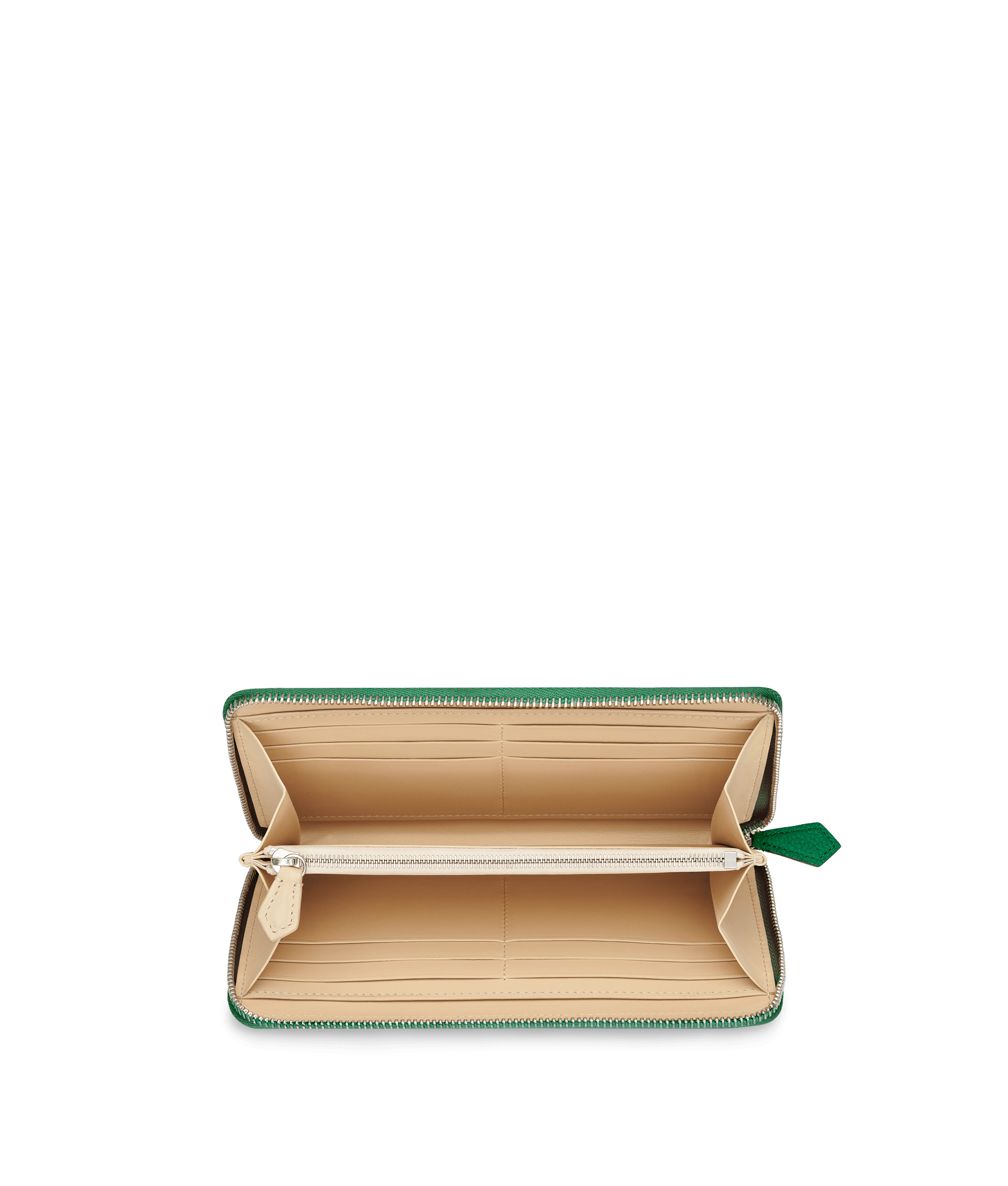 Zippy Wallet Medallion in Chlorophylle — CE0001-0621