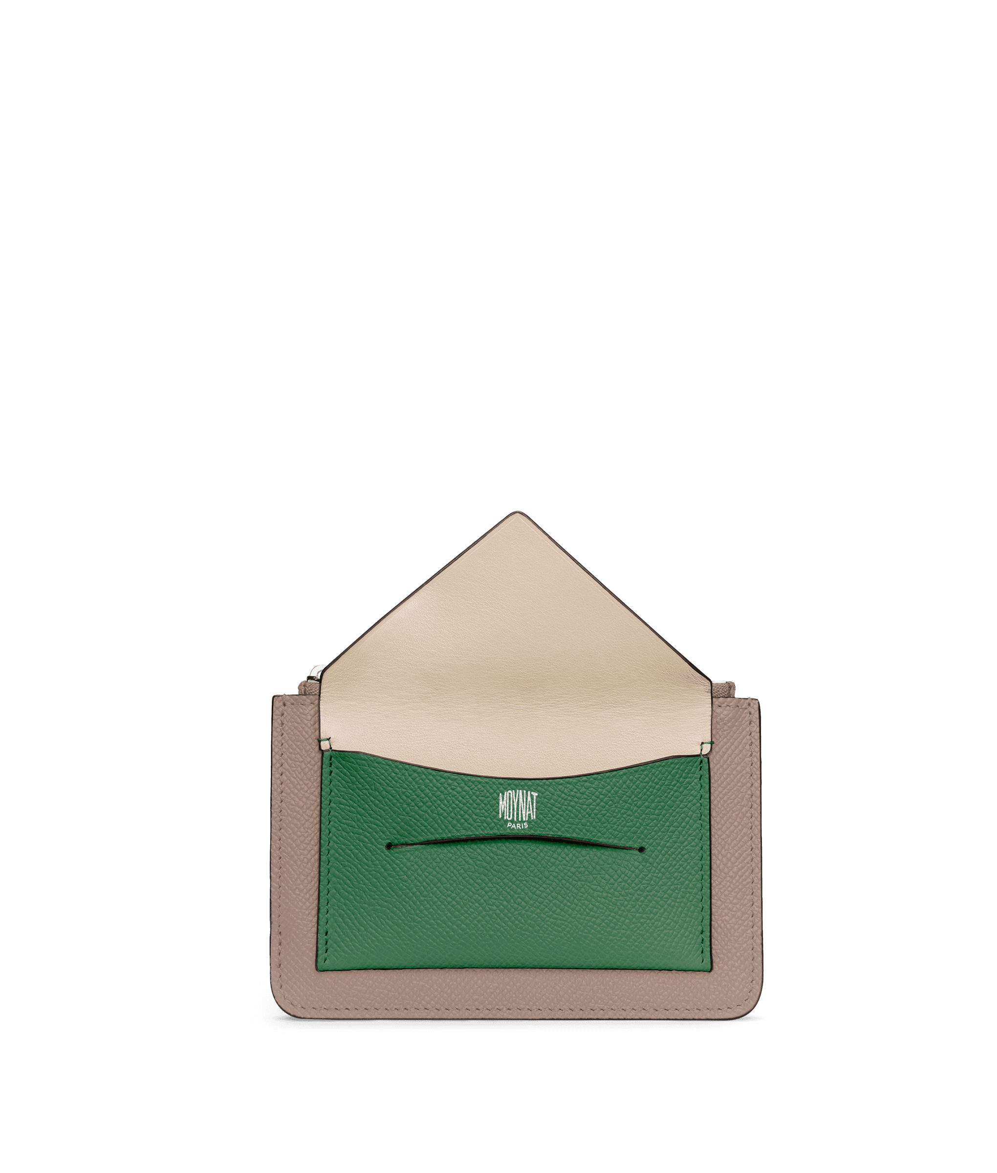 Trousse Enveloppe MM in Tourterelle Emeraude — CE0263-0145