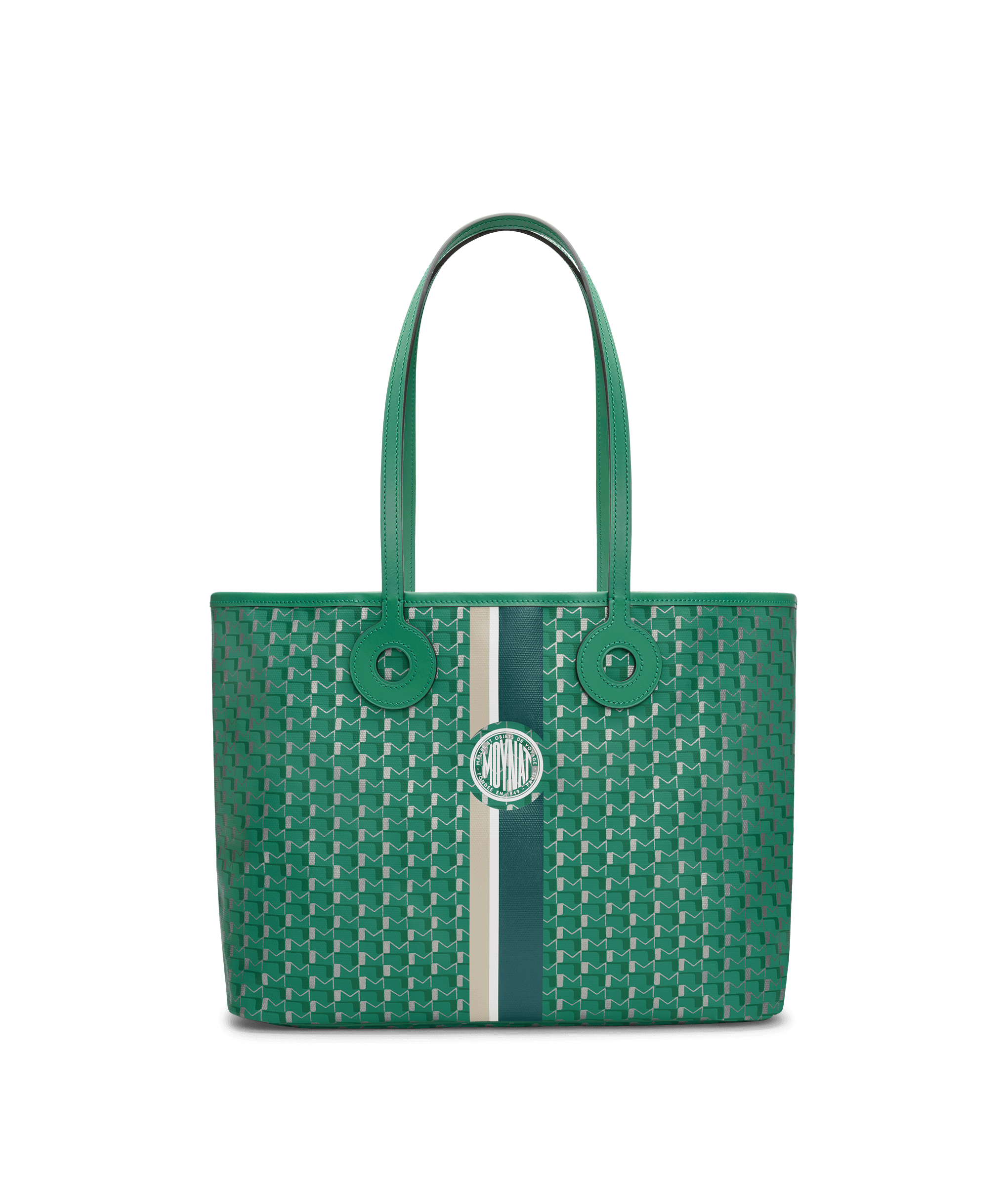 Oh! Tote Ruban MM in Green Silver — CI0908-R008