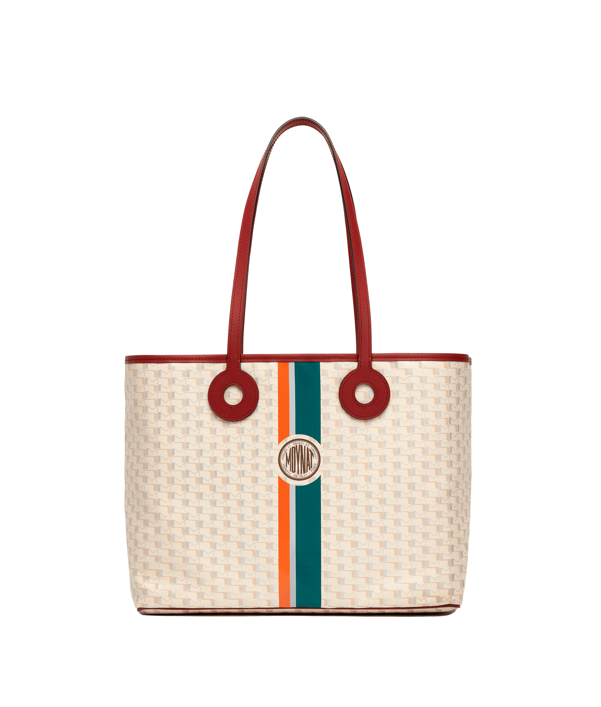 Oh! Tote Ruban Duo MM in Greige Silver Madder — CI0748-T096