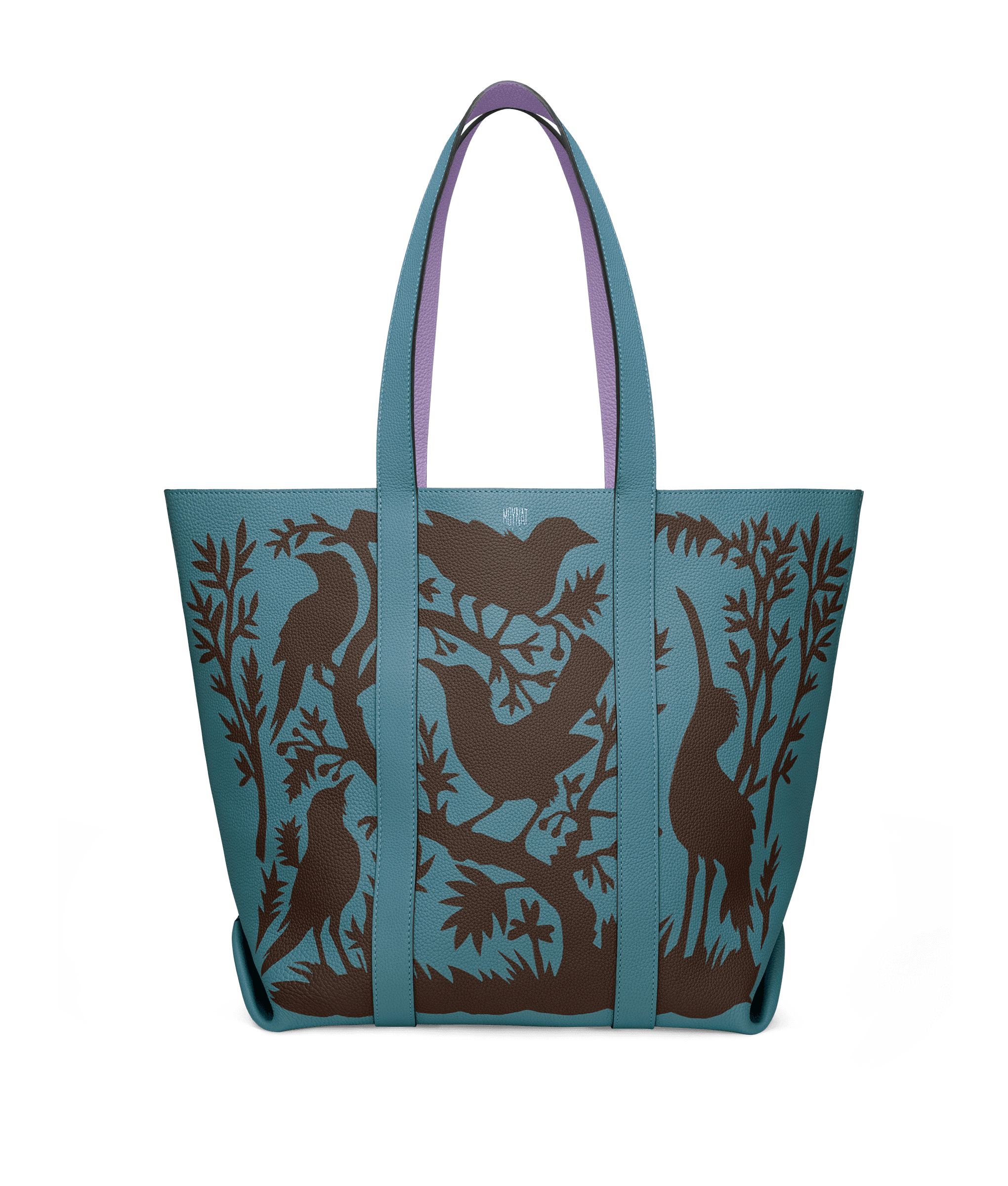 Duo Tote Bag Vertical in Mesange Lavander — C20133-1521