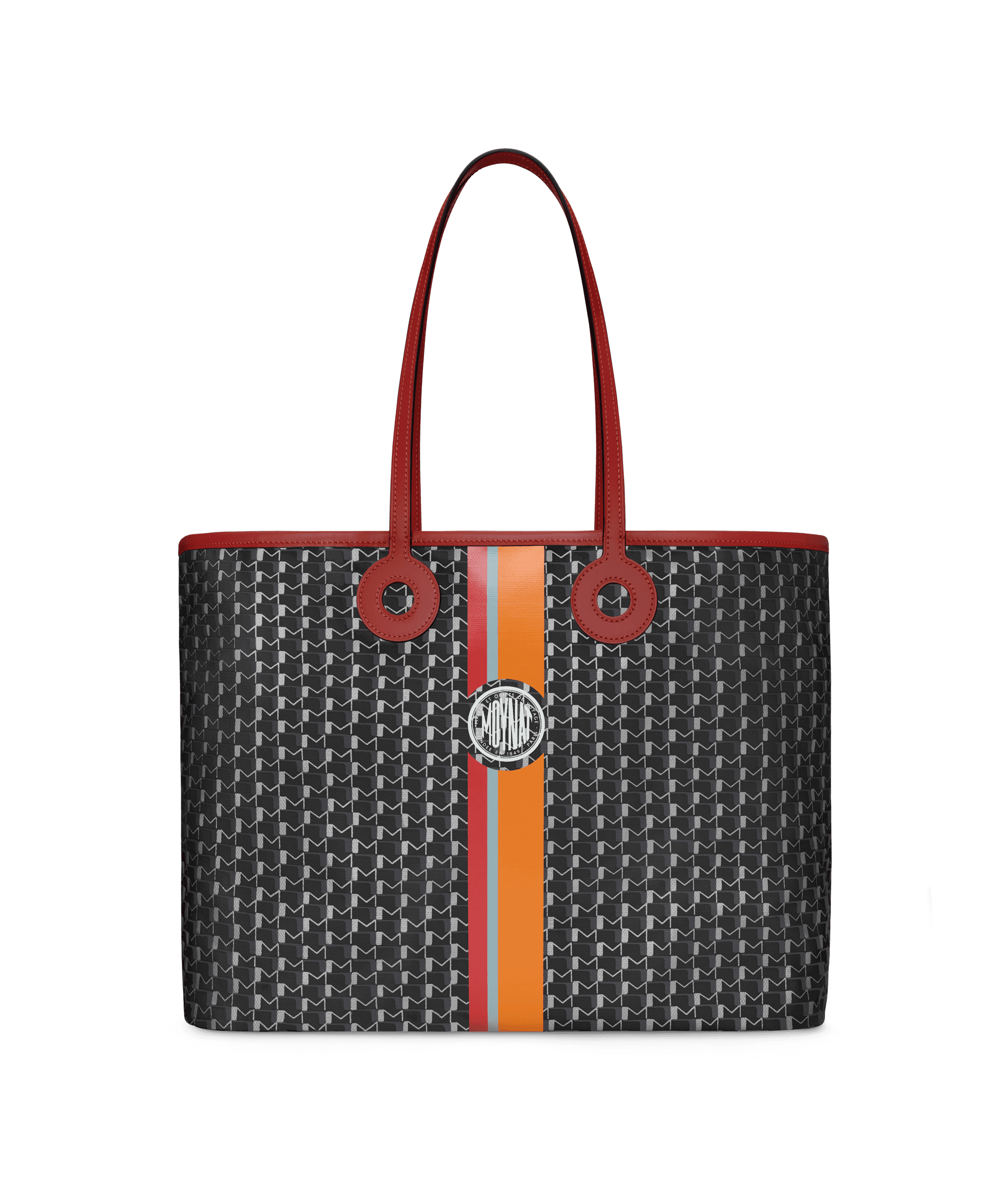 Oh! Tote Ruban Duo GM in Carbon Silver Madder — CI0749-T097