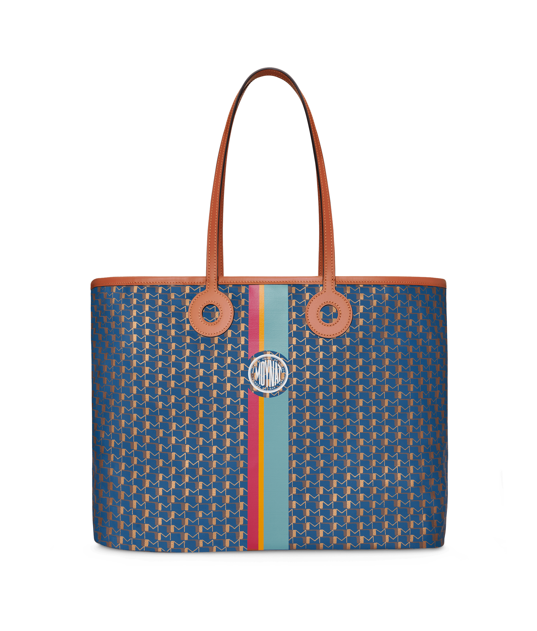 Oh! Tote Ruban Duo GM in Indigo Bronze Cognac — CI0749-T099
