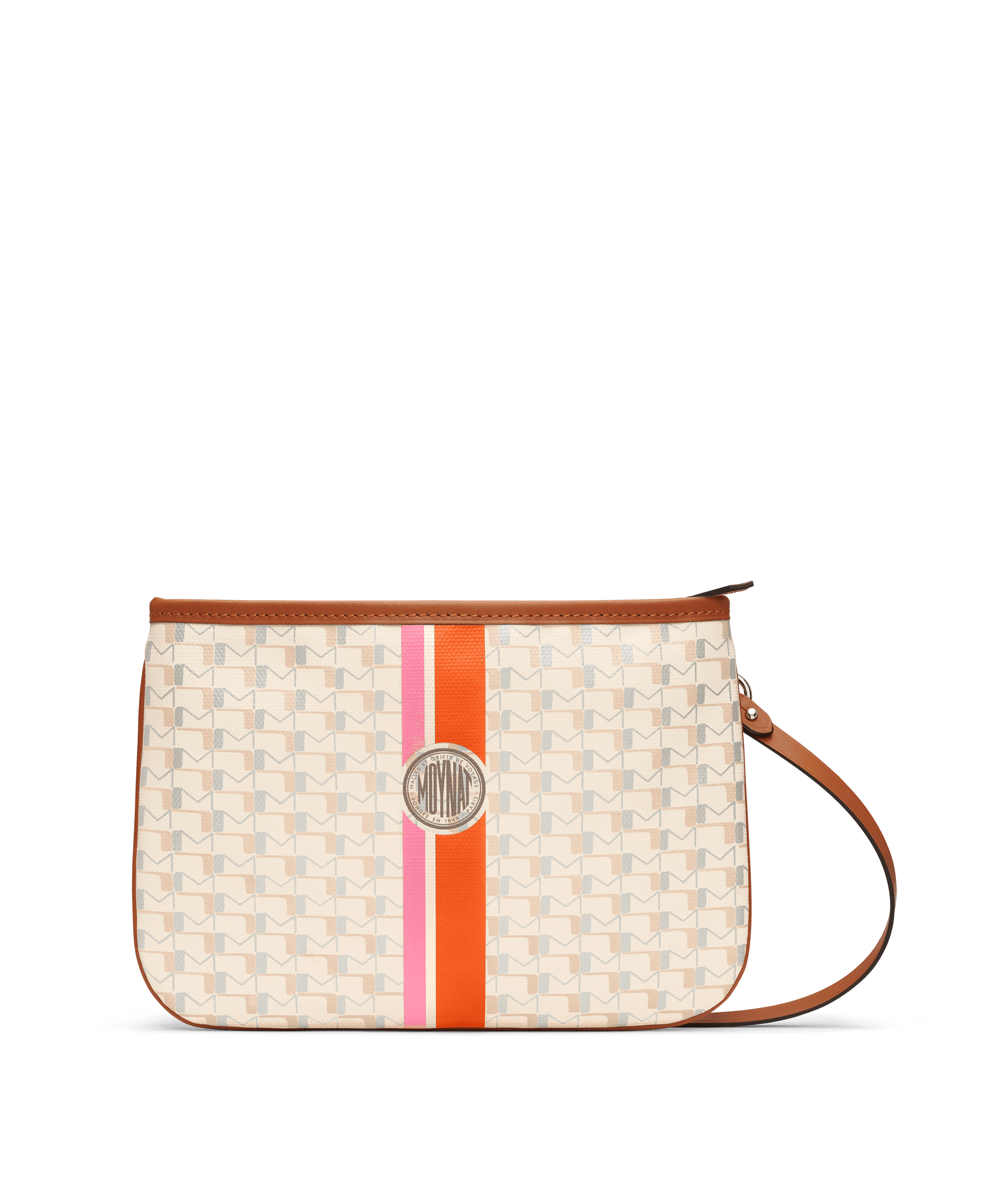 Oh! Tote Pouch in Greige Silver Rose Orange — CI1005-R001