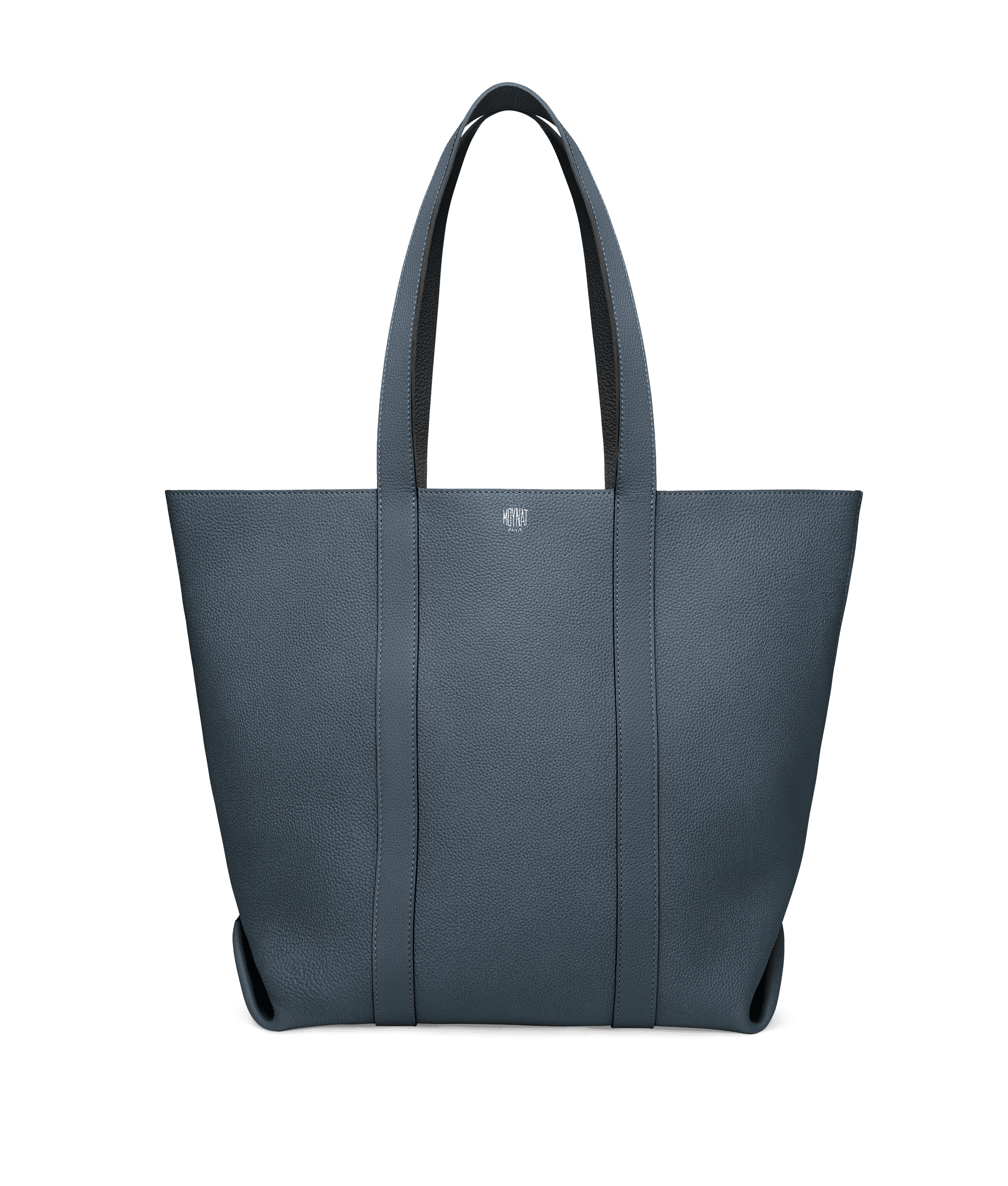 Duo Tote Bag Vertical in Steel Blue Black — CI2132-0552
