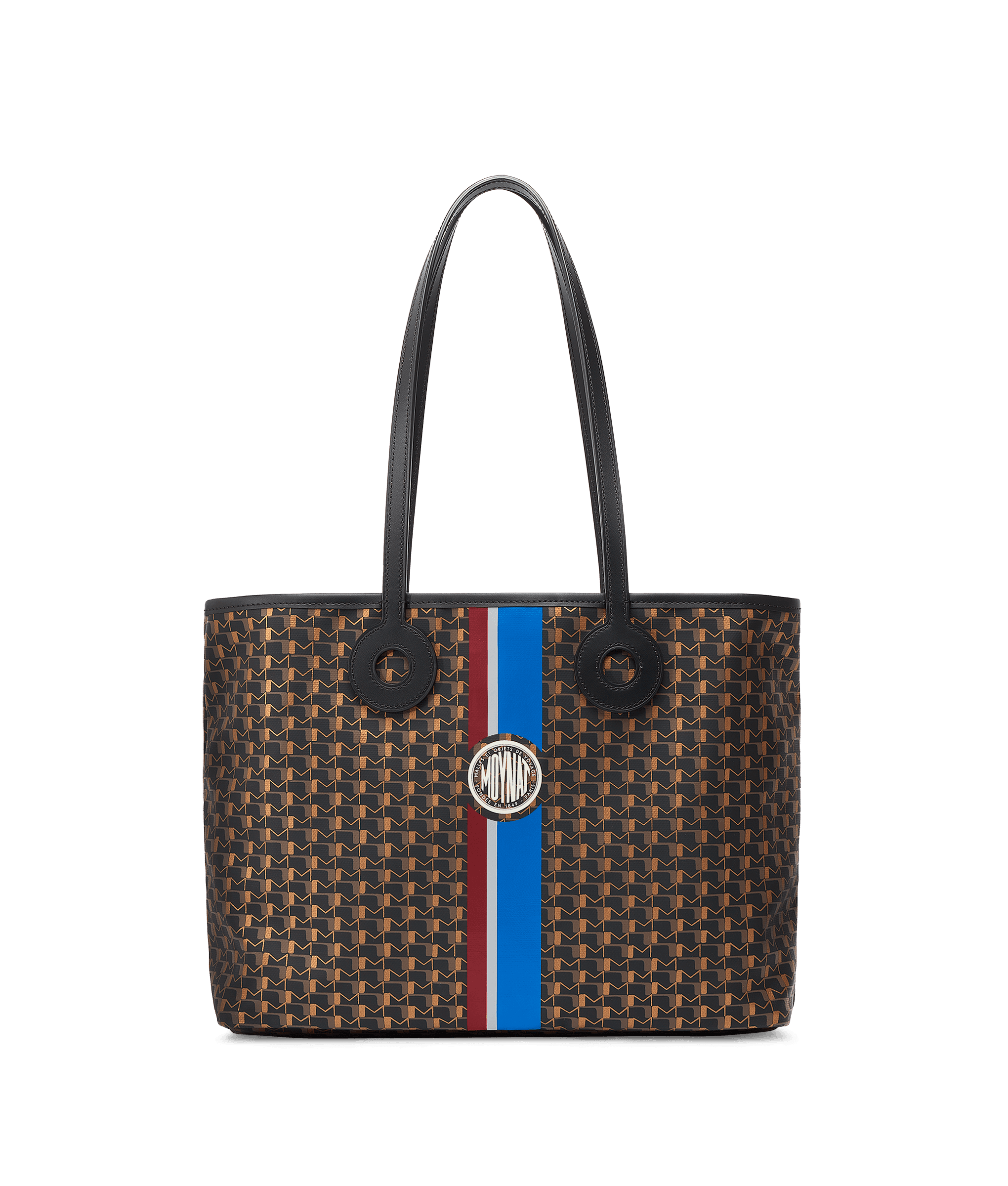 Oh! Tote Ruban MM in Carbon Bronze Bordeaux Blue — CI0902-R002