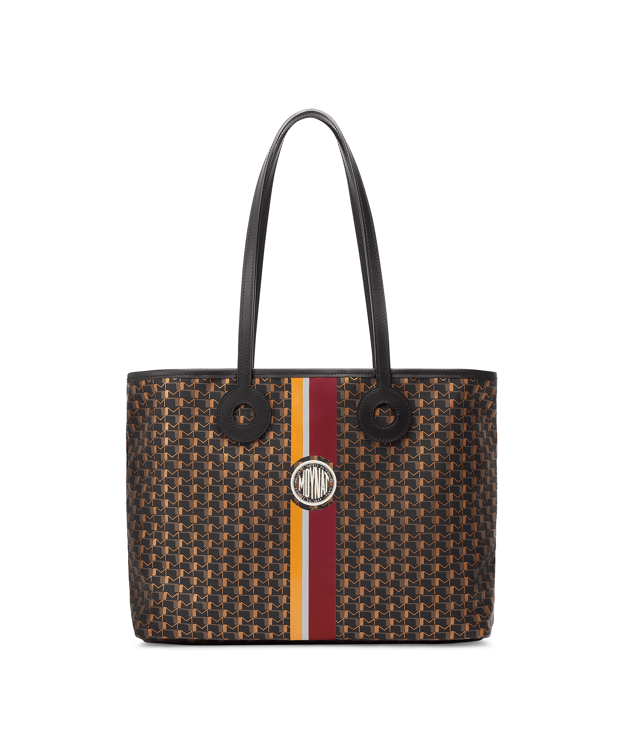 Oh! Tote Ruban MM in Carbon Bronze Ocre Bordeaux — CI0902-R003