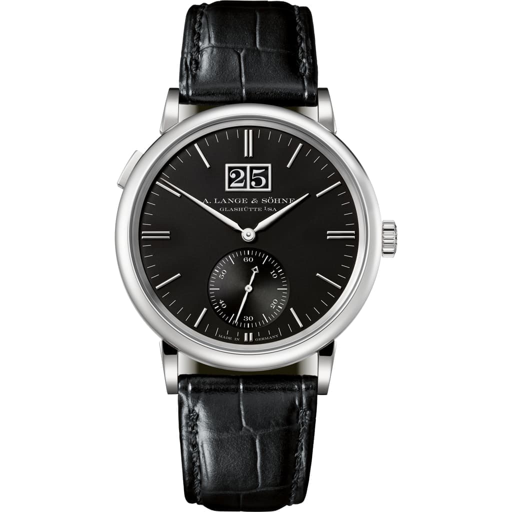Saxonia Outsize Date — White Gold — 381.029