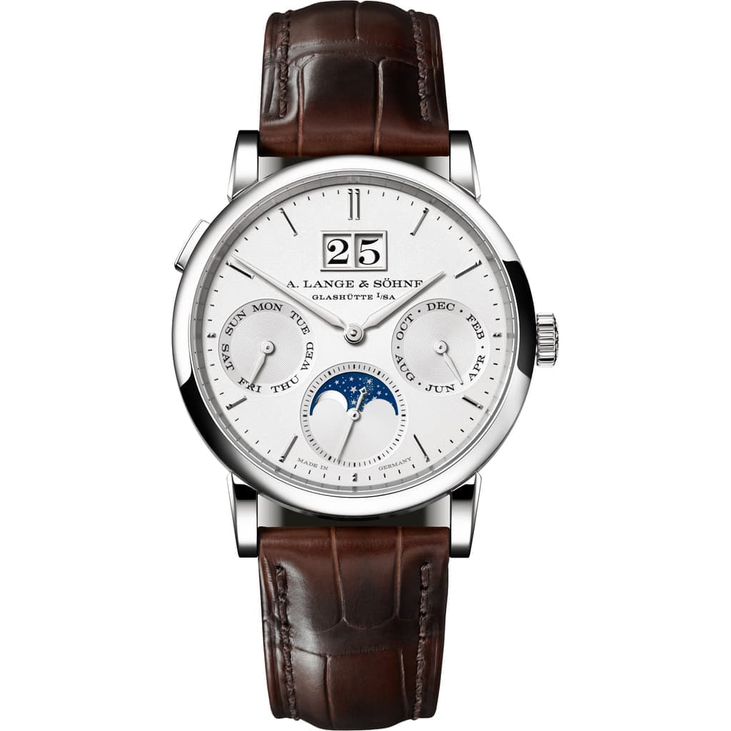 Saxonia Annual Calendar — White Gold — 331.026