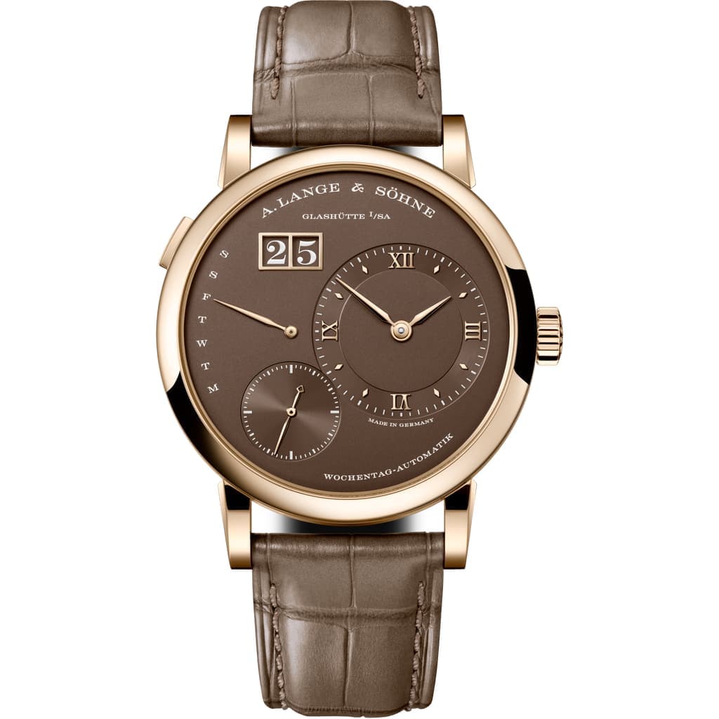 Lange 1 Daymatic Honeygold — Honeygold — 320.050