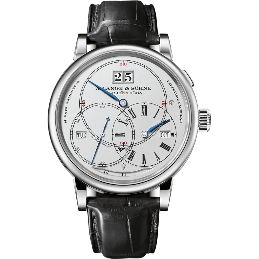 Richard Lange Perpetual Calendar "Terraluna" — White Gold — 180.026