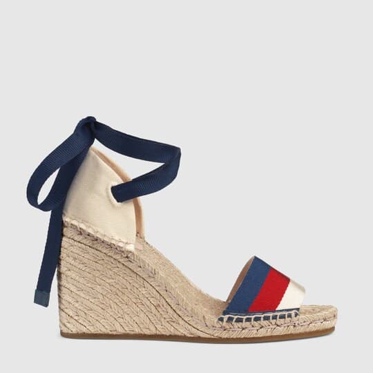 Sylvie Web platform espadrille — 525728H91K09150