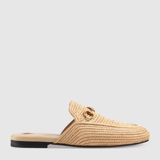 Princetown raffia slipper — natural raffia — 5260489I2209780