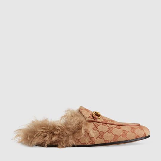 Princetown GG canvas slipper — Original GG canvas — 4486579Y9J08377
