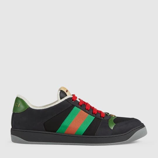 Men's Screener suede sneaker — black suede — 5762239PYQ01098